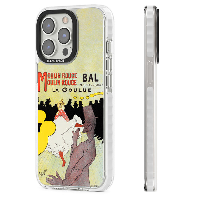 Moulin Rouge Poster Clear Impact Phone Case for iPhone 13 Pro, iPhone 14 Pro, iPhone 15 Pro