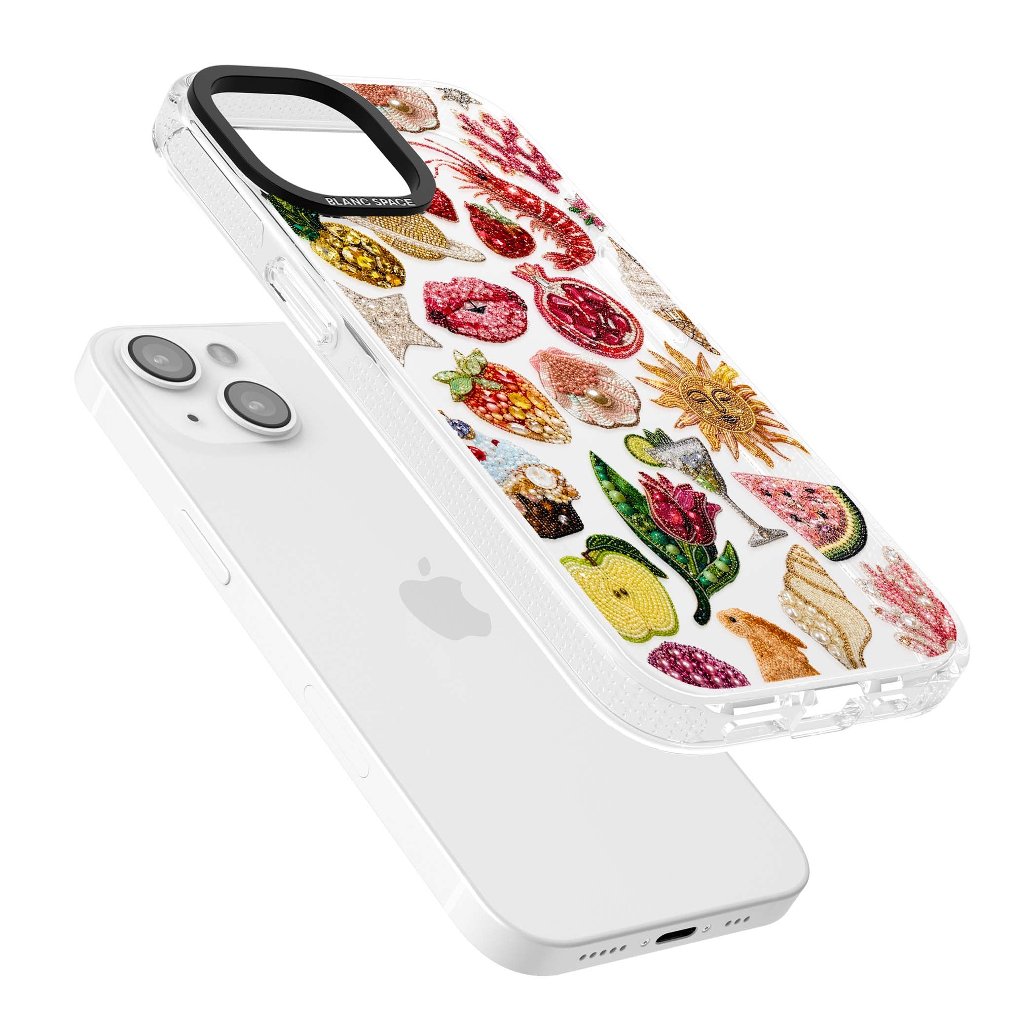 Beaded Riviera coquette iPhone case | Clear Case Impact Air case for iPhone 15, iPhone 15 Plus