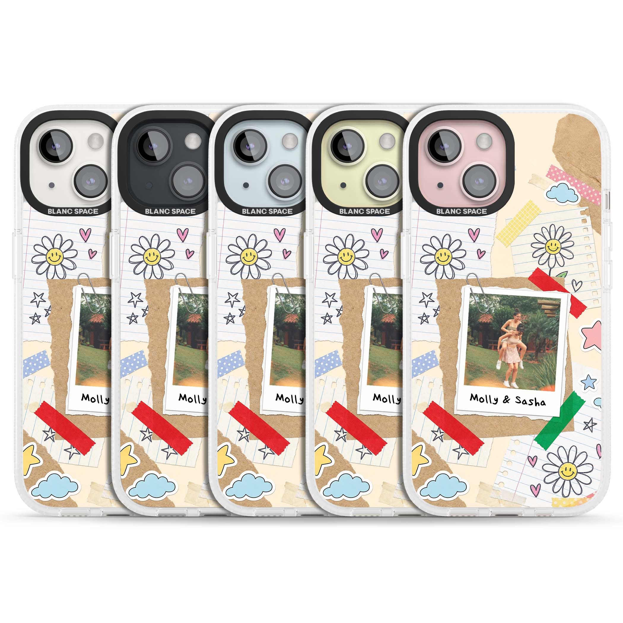 Scrapbook Photo coquette iPhone case | Clear Case Impact Air case for iPhone 15, iPhone 15 Plus