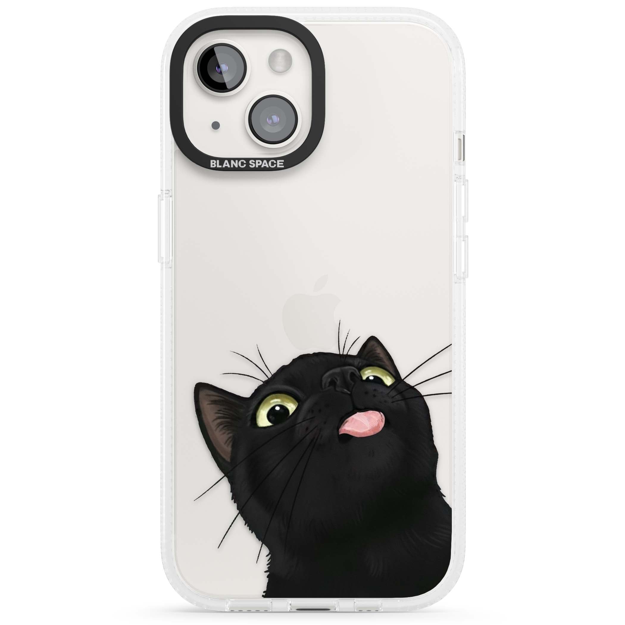 Black Cat Energy for her iPhone case | Clear Case Impact Air case for iPhone 15, iPhone 15 Plus