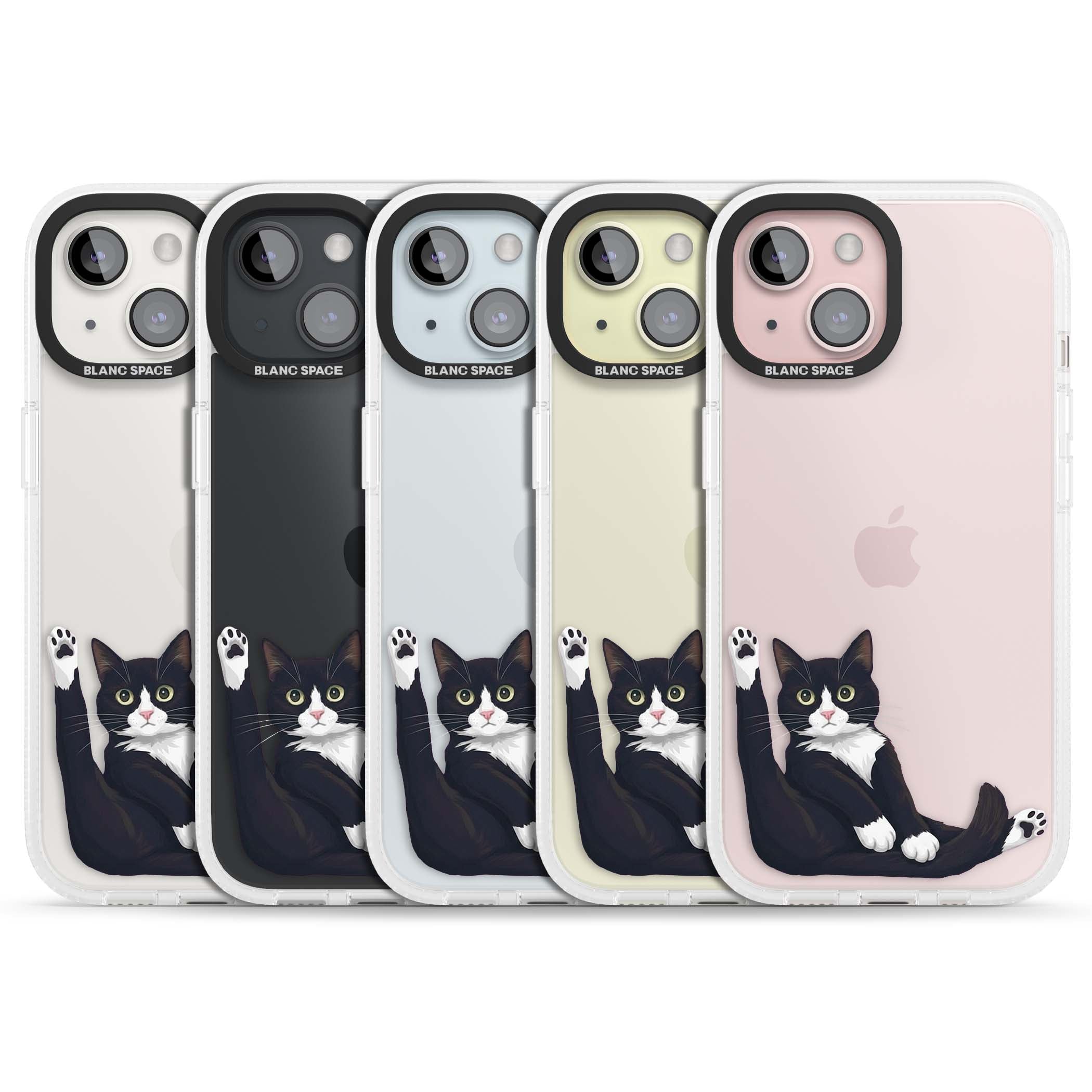 Mid-Groom Cat animals iPhone case | Clear Case Impact Air case for iPhone 15, iPhone 15 Plus