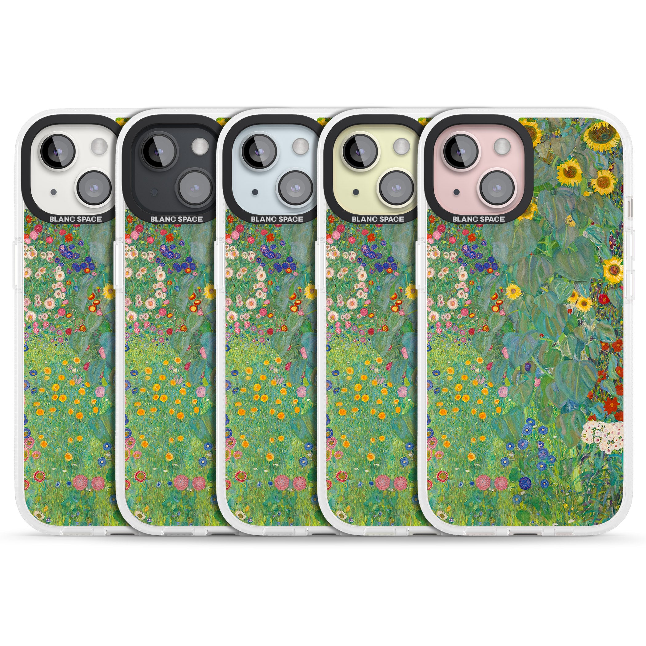 Farm Garden with Sunflowers iPhone 15 / 14 / 13 Clear Case Impact Air - Blanc Space