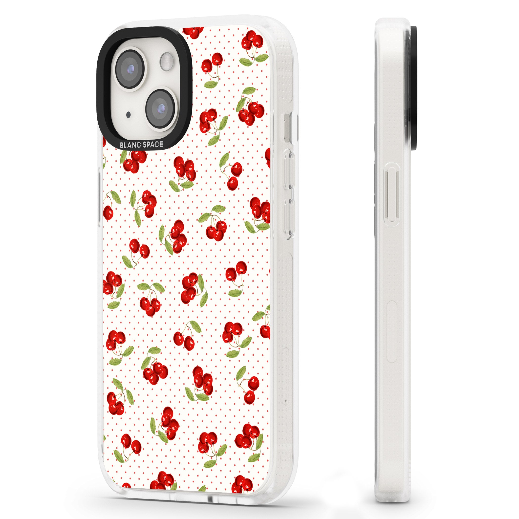 Cherry Picking iPhone 15 / 14 / 13 Clear Case Impact Air - Blanc Space