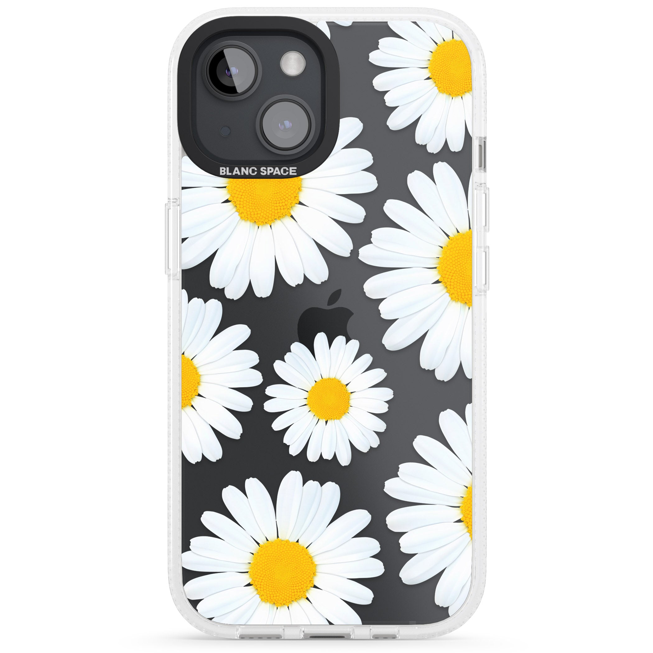 Summer Daisy iPhone 15 / 14 / 13 Clear Case Impact Air - Blanc Space