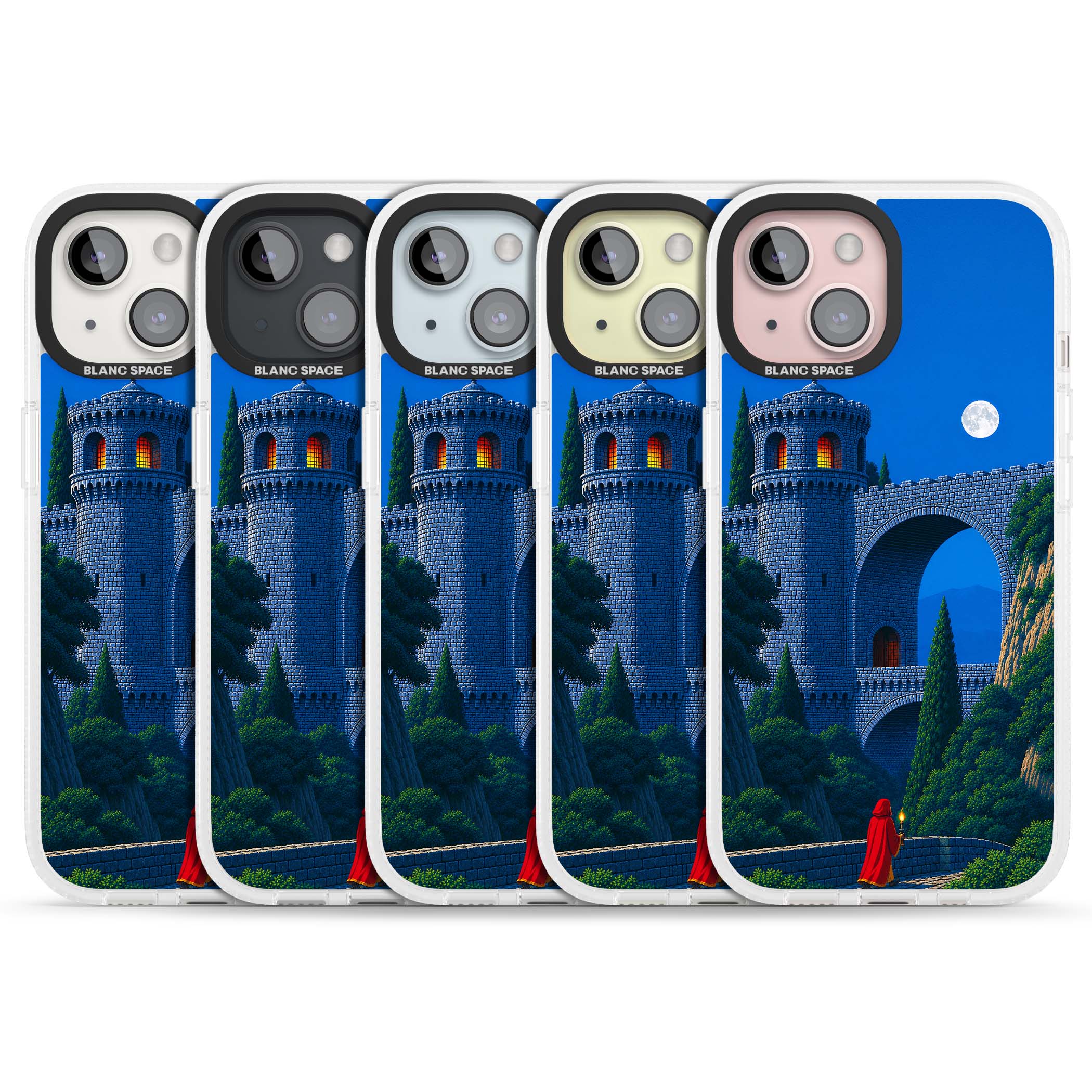 Castle Walls art iPhone case | Clear Case Impact Air case for iPhone 15, iPhone 15 Plus