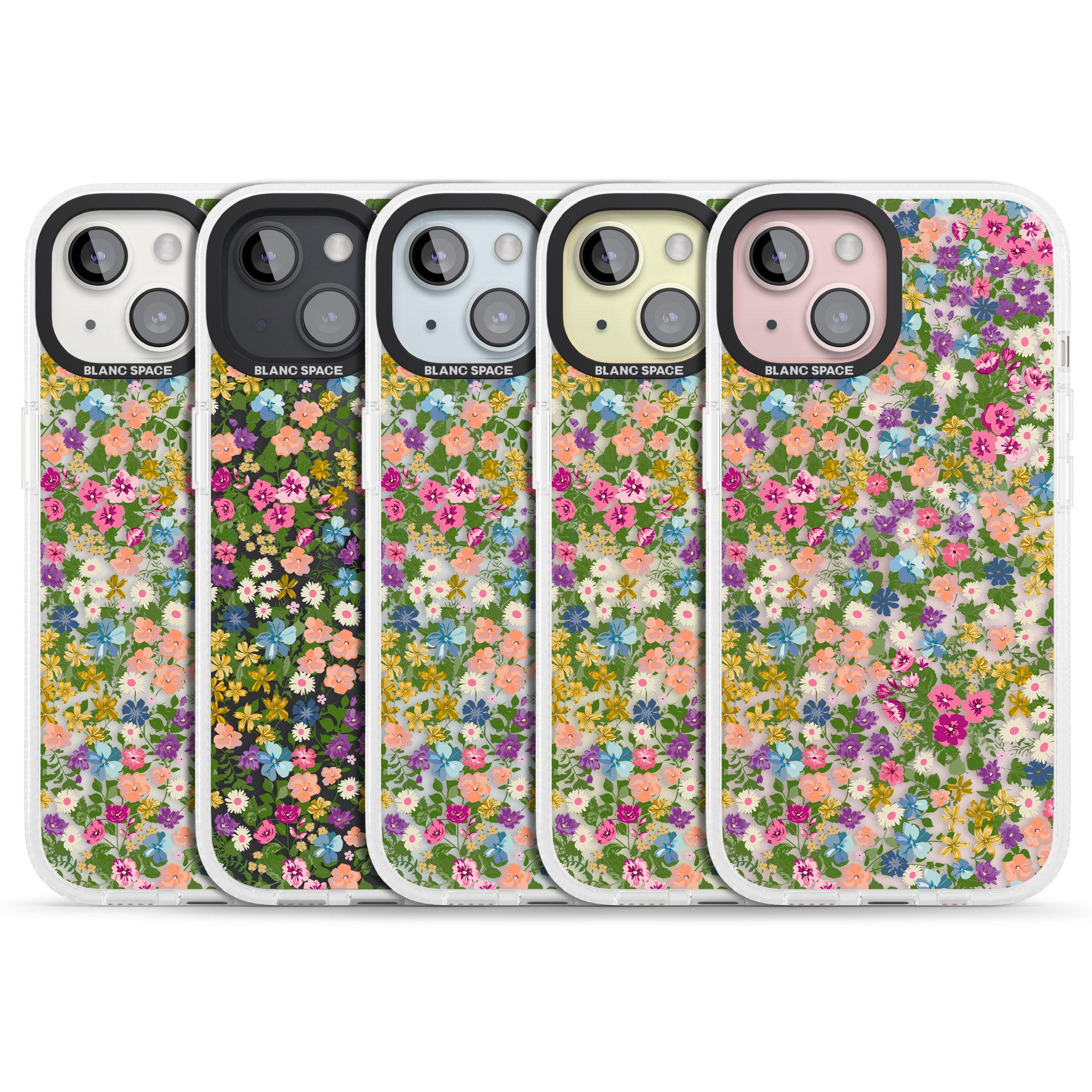 Tuscan Meadow iPhone 15 / 14 / 13 Clear Case Impact Air - Blanc Space