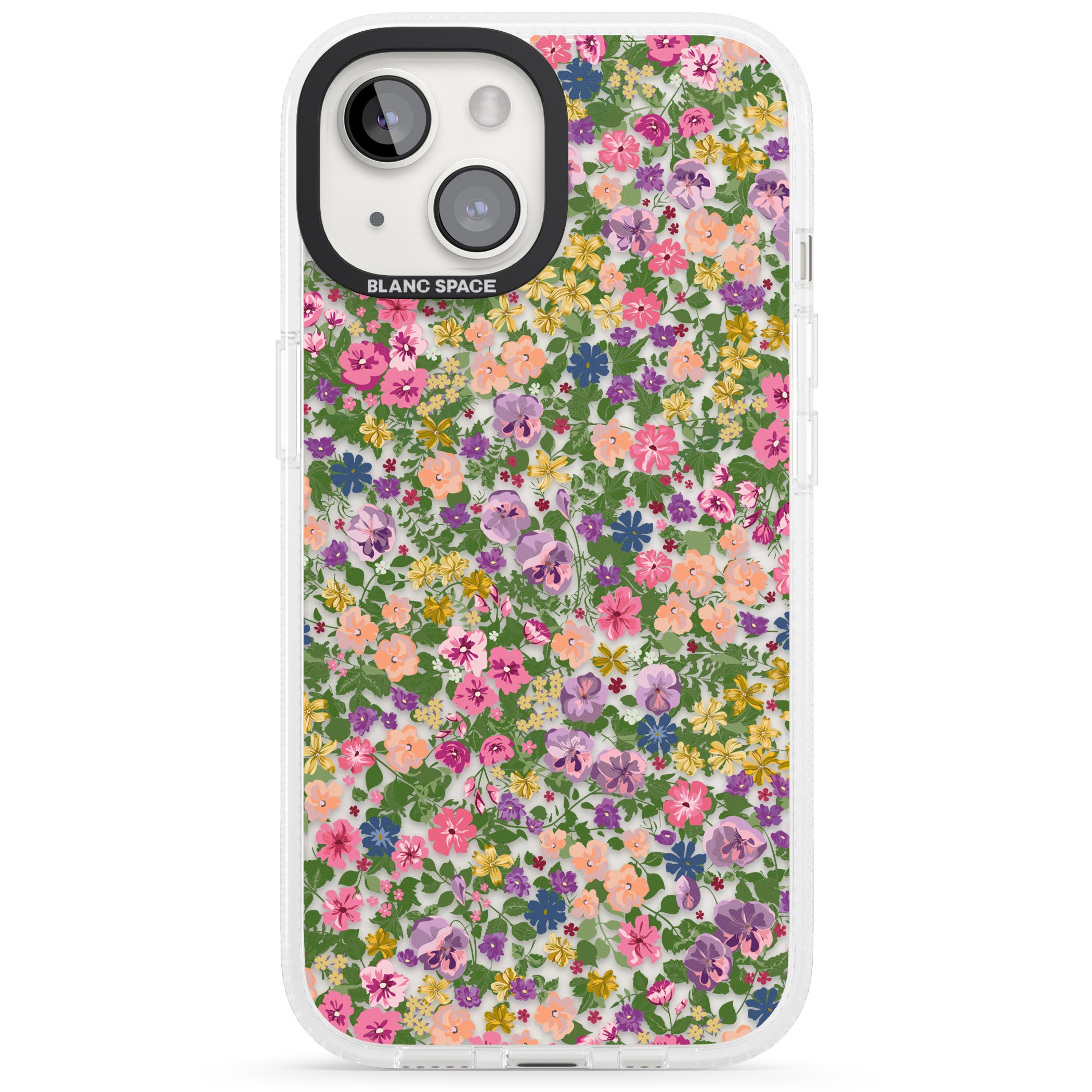 Lake Como Meadow iPhone 15 / 14 / 13 Clear Case Impact Air - Blanc Space
