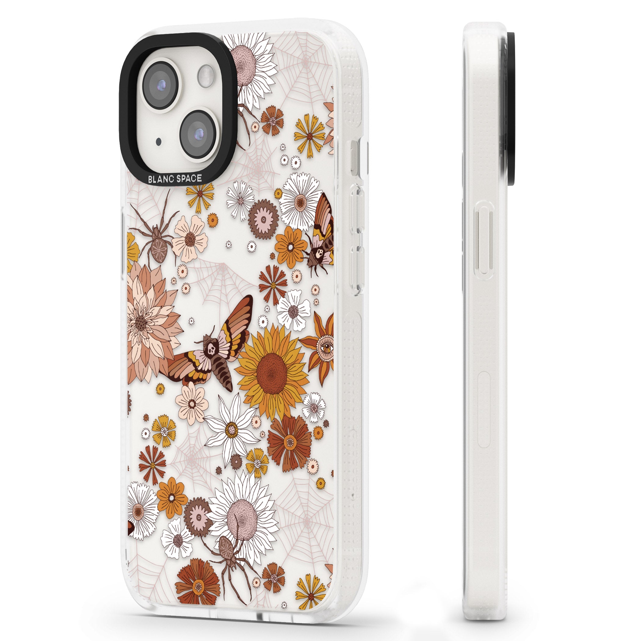 Halloween Wildlife iPhone 15 / 14 / 13 Clear Case Impact Air - Blanc Space