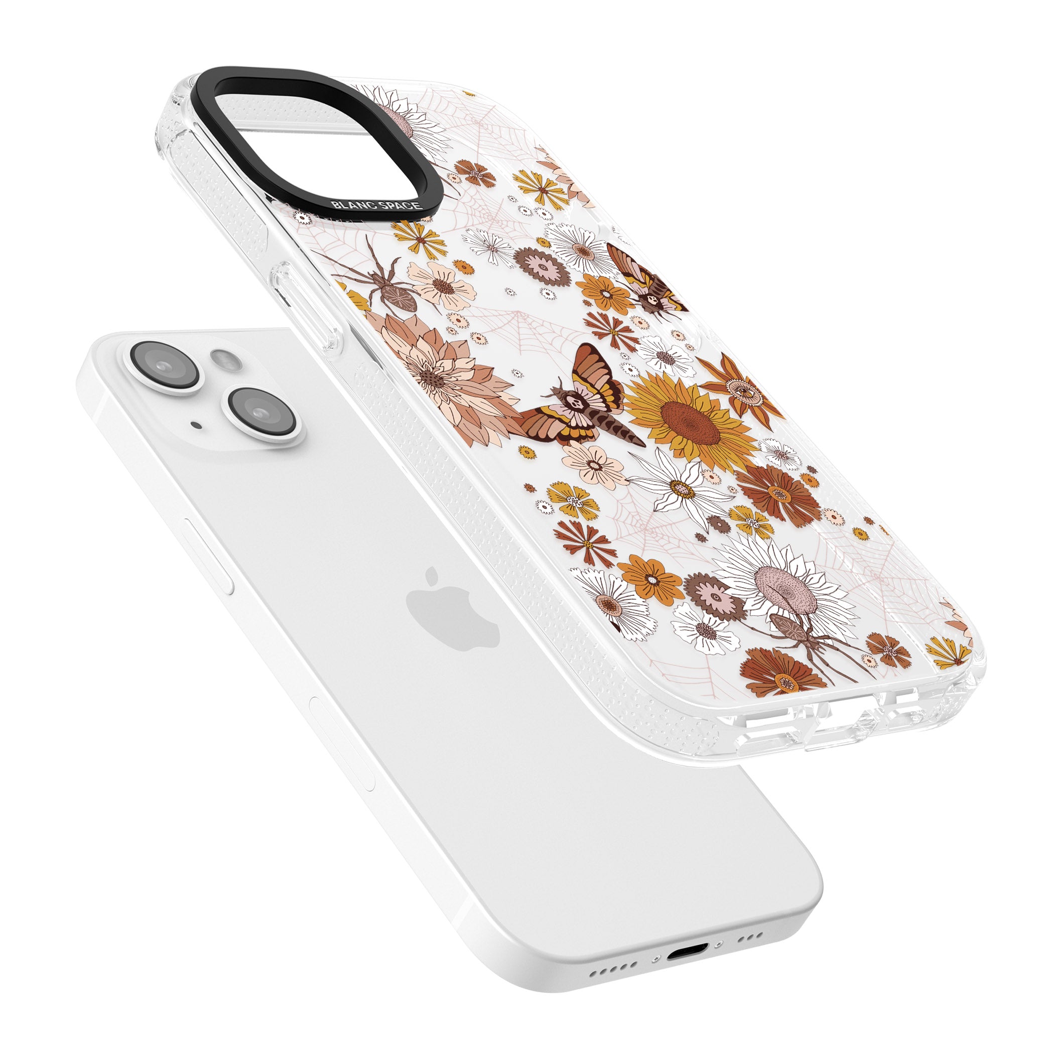 Halloween Wildlife iPhone 15 / 14 / 13 Clear Case Impact Air - Blanc Space