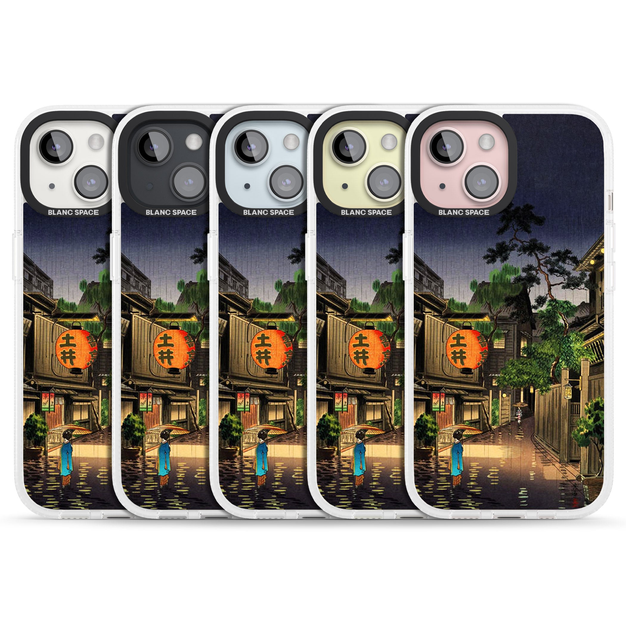 Evening in Ushigome iPhone 15 / 14 / 13 Clear Case Impact Air - Blanc Space