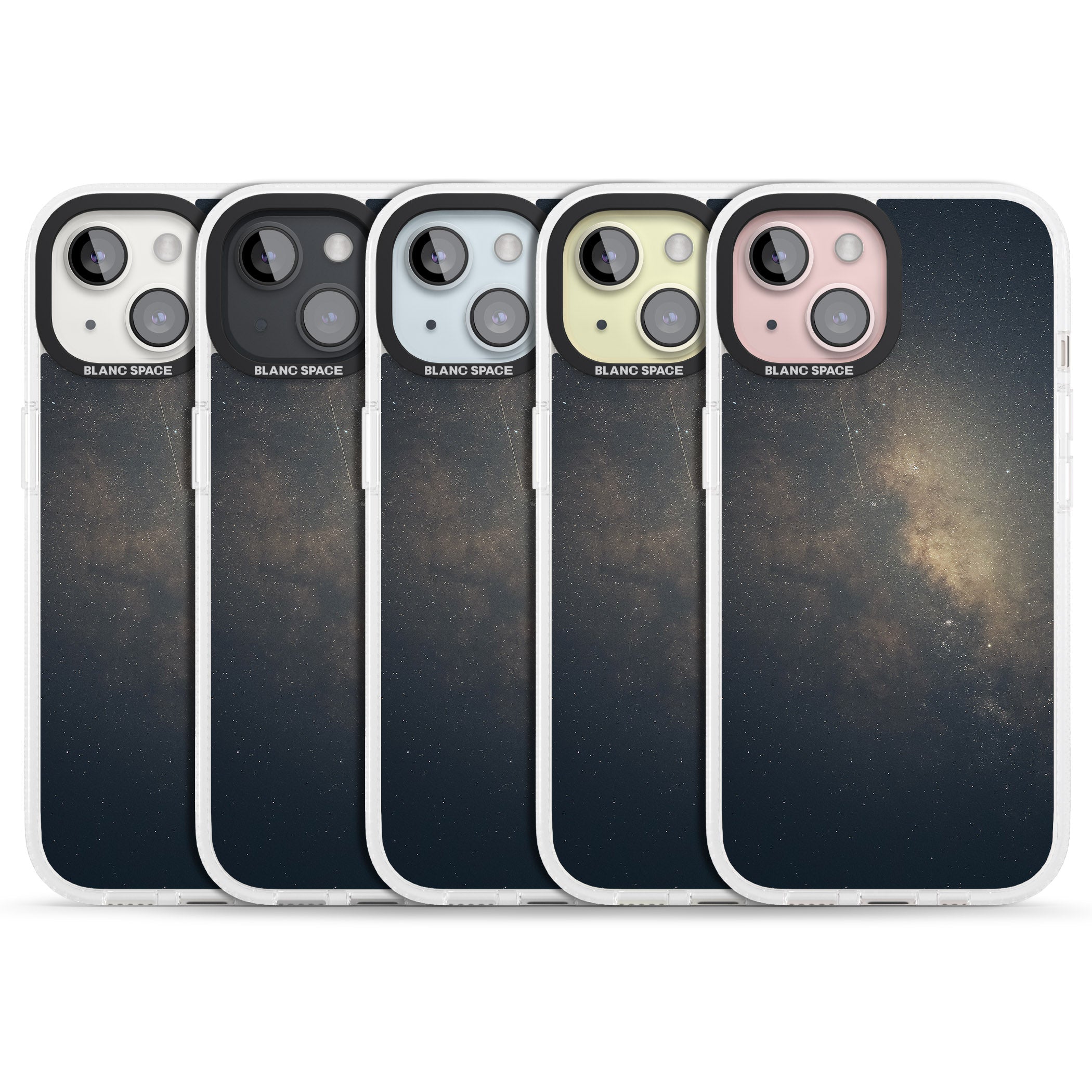 Night Sky Photograph iPhone 15 / 14 / 13 Clear Case Impact Air - Blanc Space