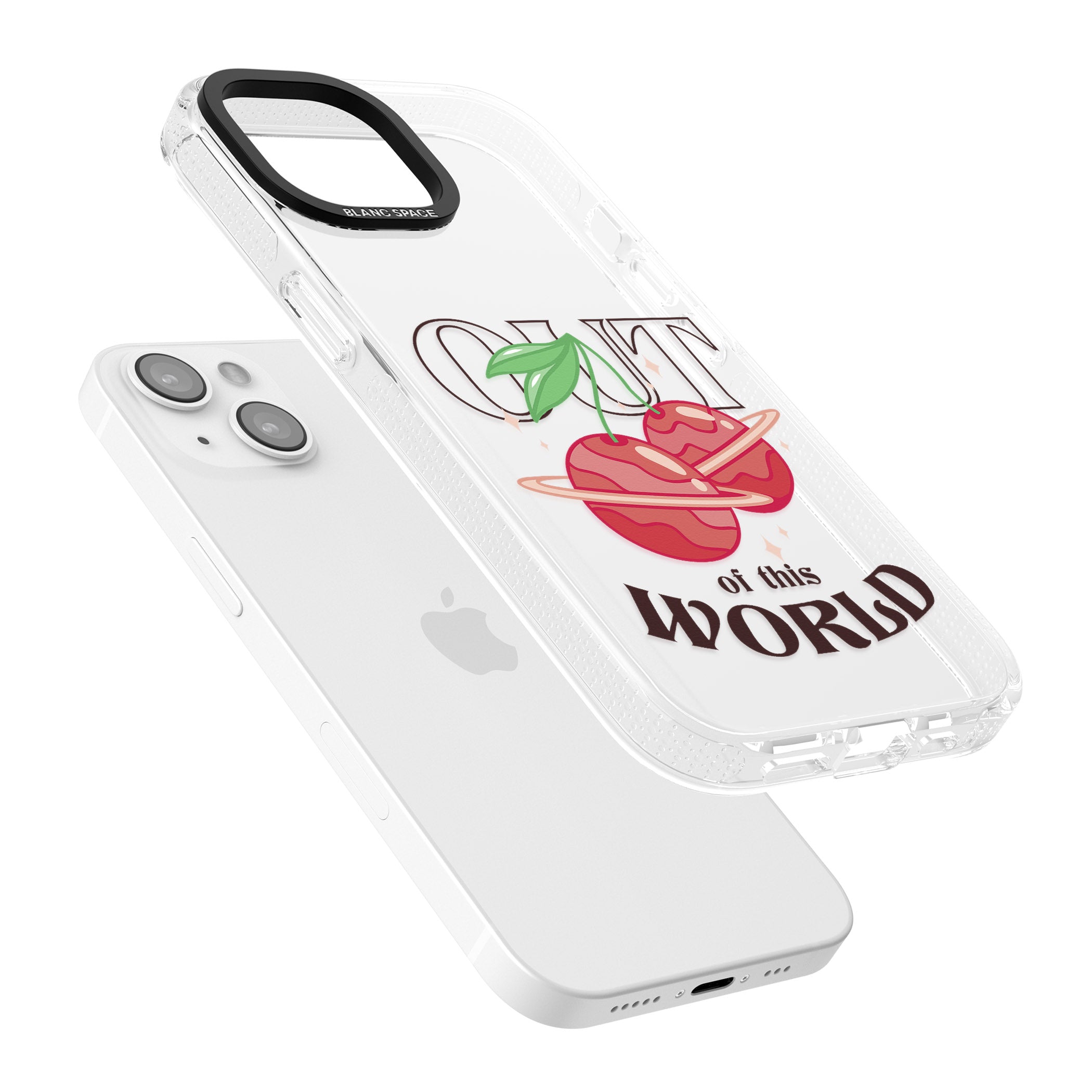 Out of This World iPhone 15 / 14 / 13 Clear Case Impact Air - Blanc Space