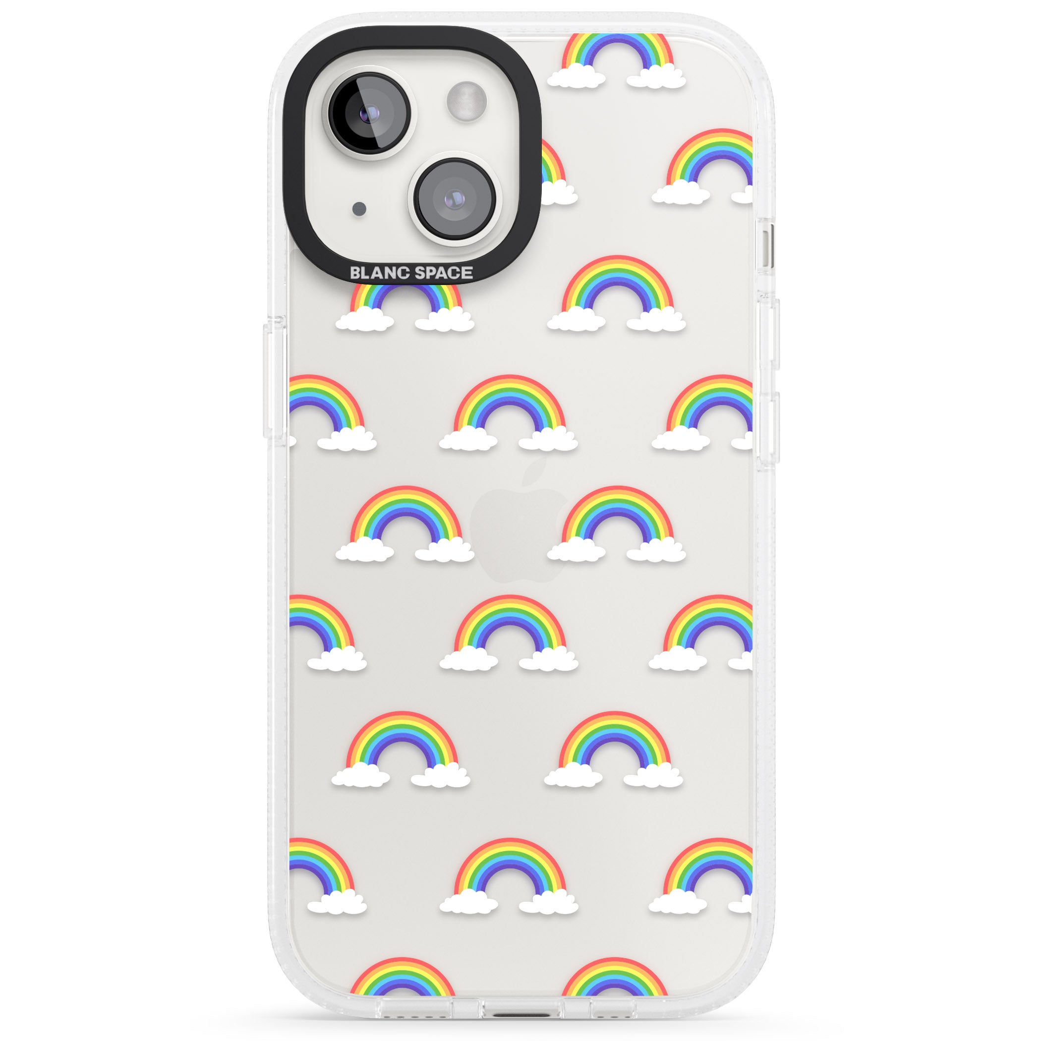 Rainbow of possibilities iPhone 15 / 14 / 13 Clear Case Impact Air - Blanc Space
