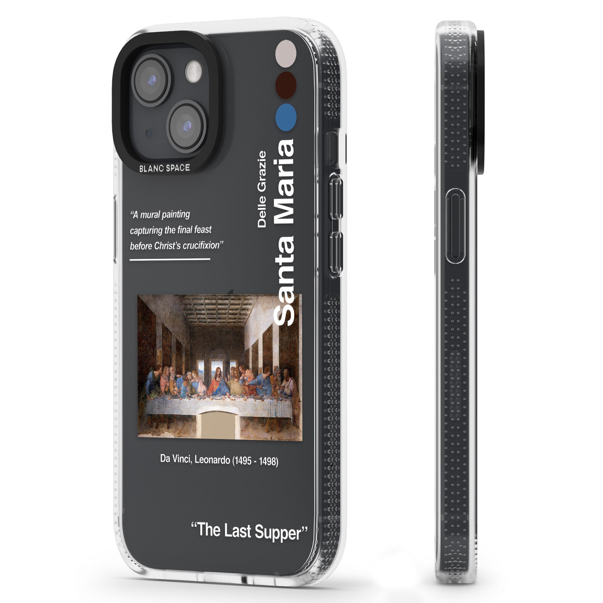 The Last Supper iPhone 15 / 14 / 13 Clear Case Impact Air - Blanc Space