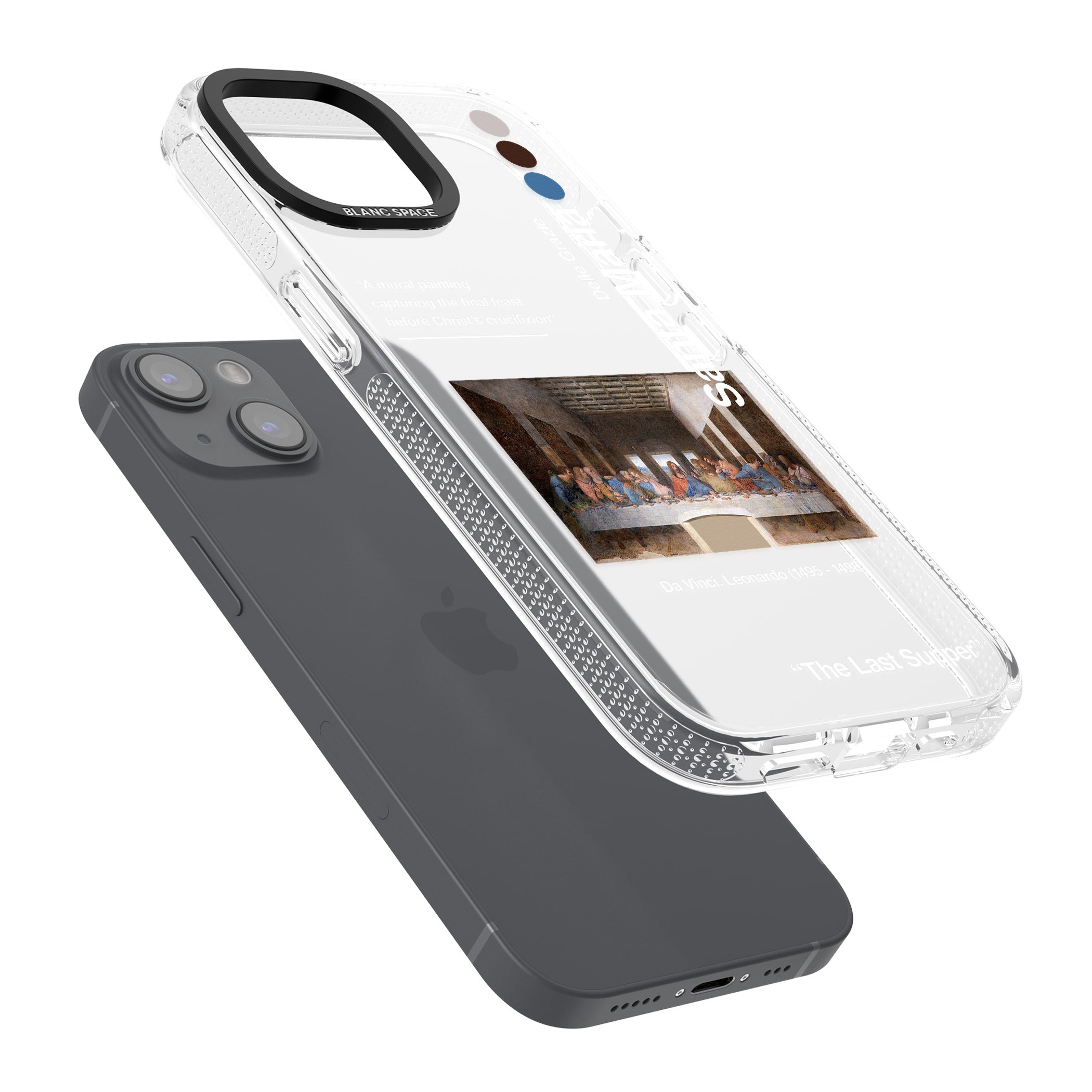 The Last Supper iPhone 15 / 14 / 13 Clear Case Impact Air - Blanc Space