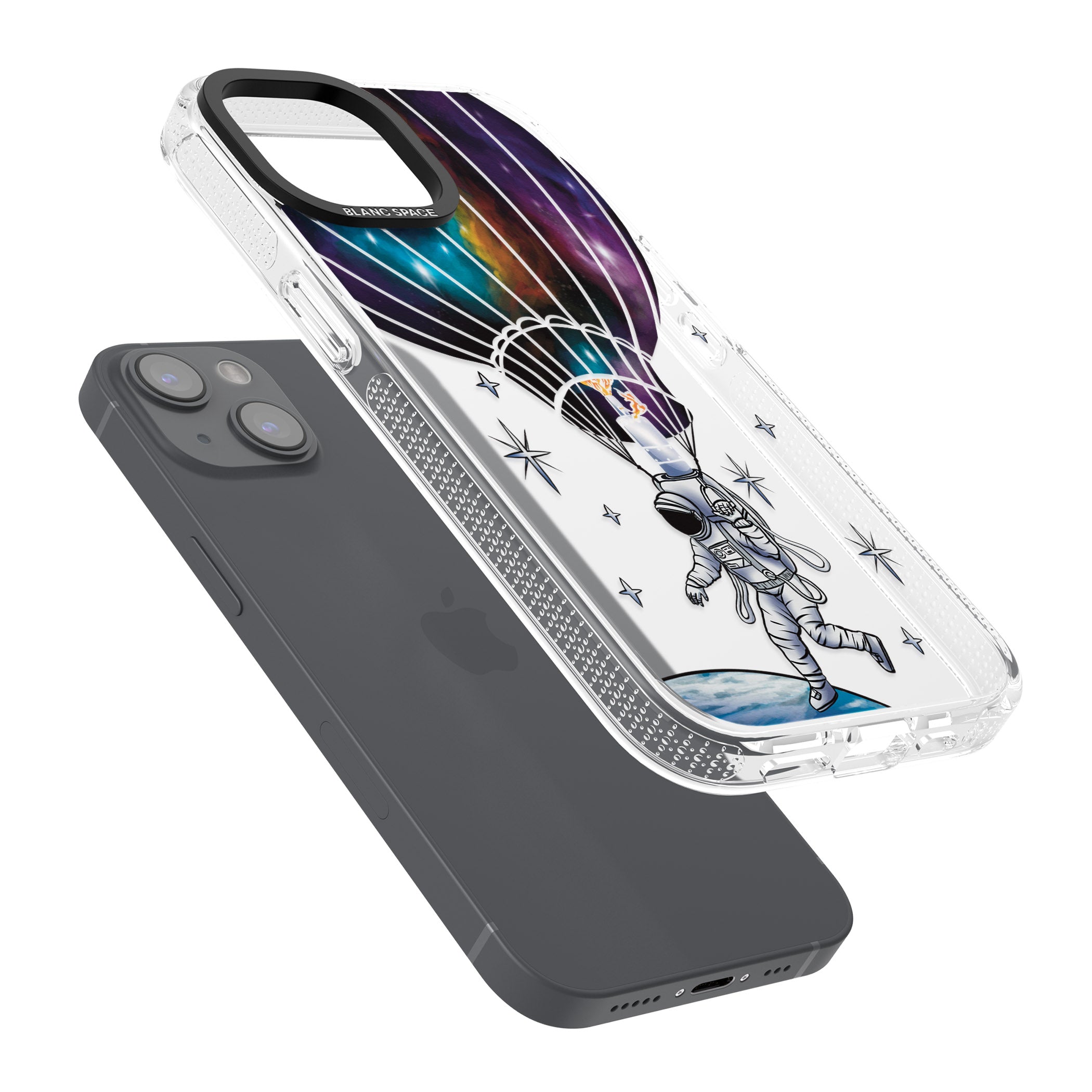 Solo Odyssey iPhone 15 / 14 / 13 Clear Case Impact Air - Blanc Space