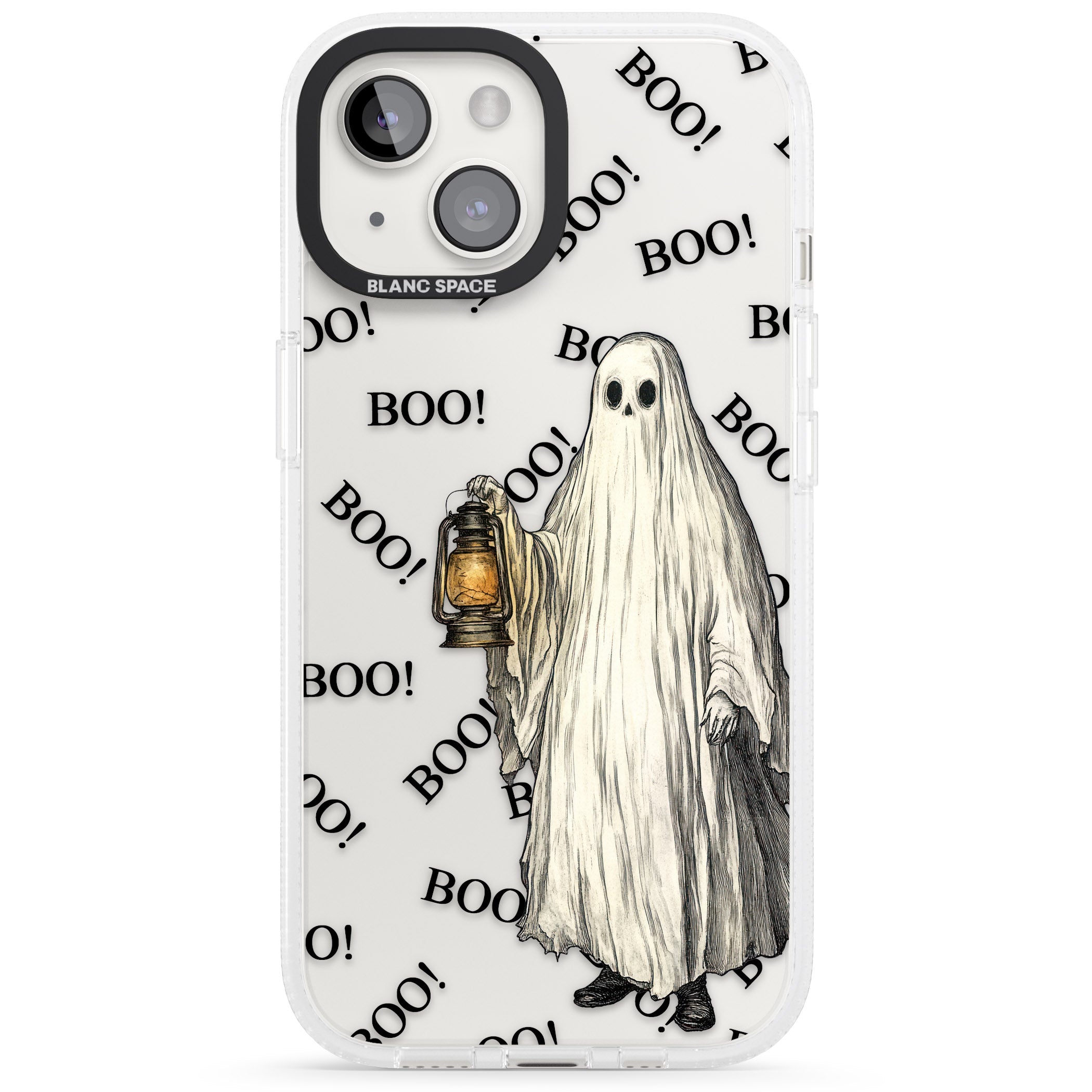 Light the Way iPhone 15 / 14 / 13 Clear Case Impact Air - Blanc Space