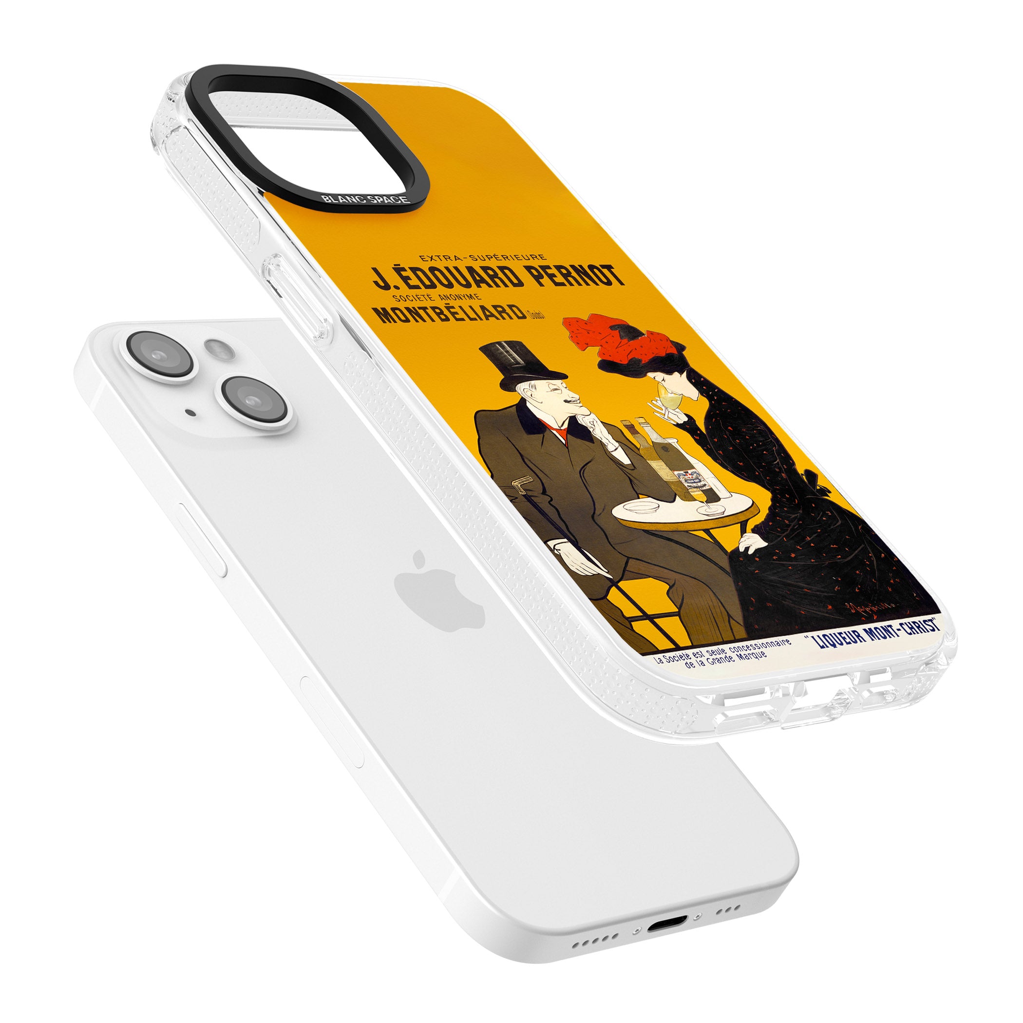 Absinthe, J.Edouard Pernot Poster iPhone 15 / 14 / 13 Clear Case Impact Air - Blanc Space