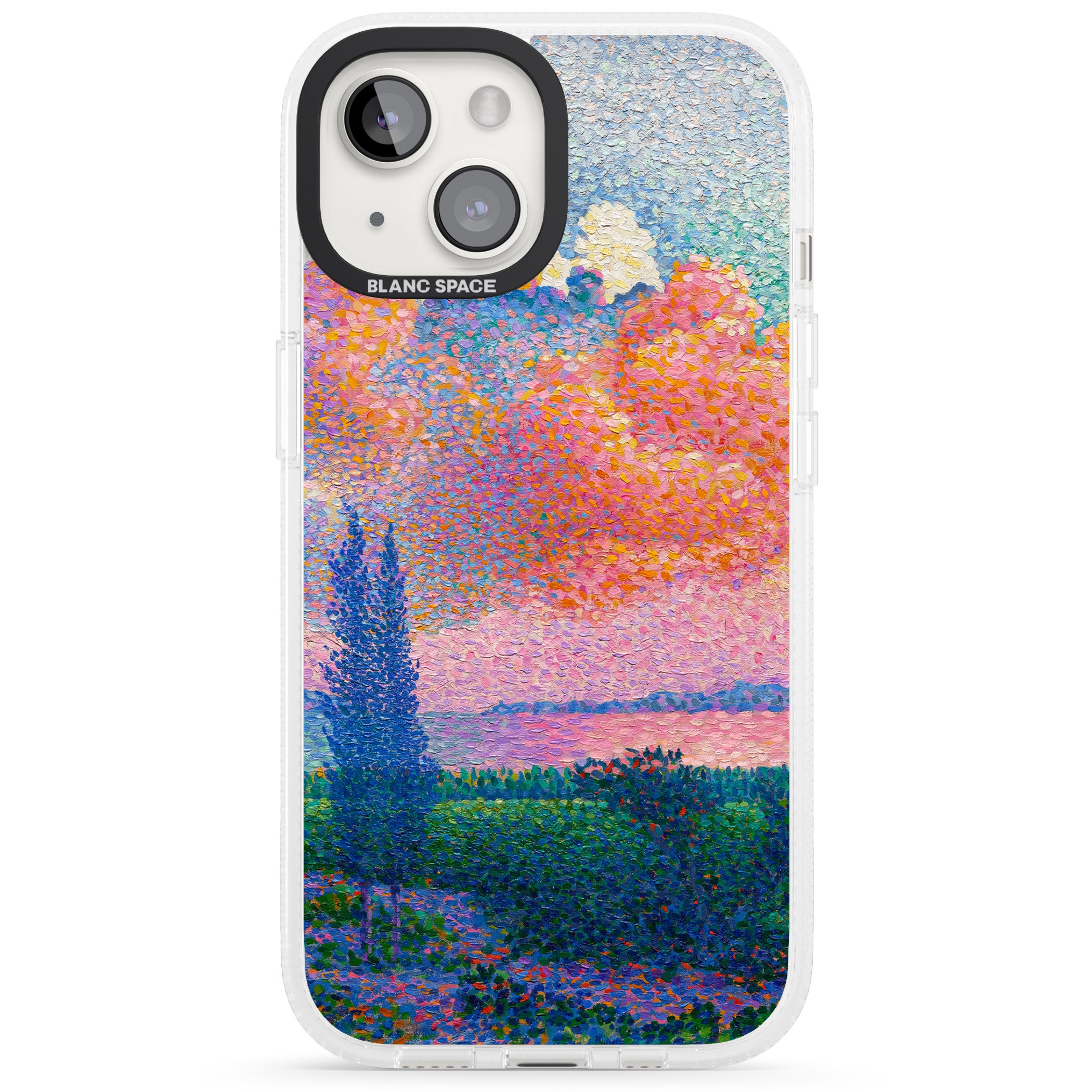 Spring's Garden iPhone 15 / 14 / 13 Clear Case Impact Air - Blanc Space