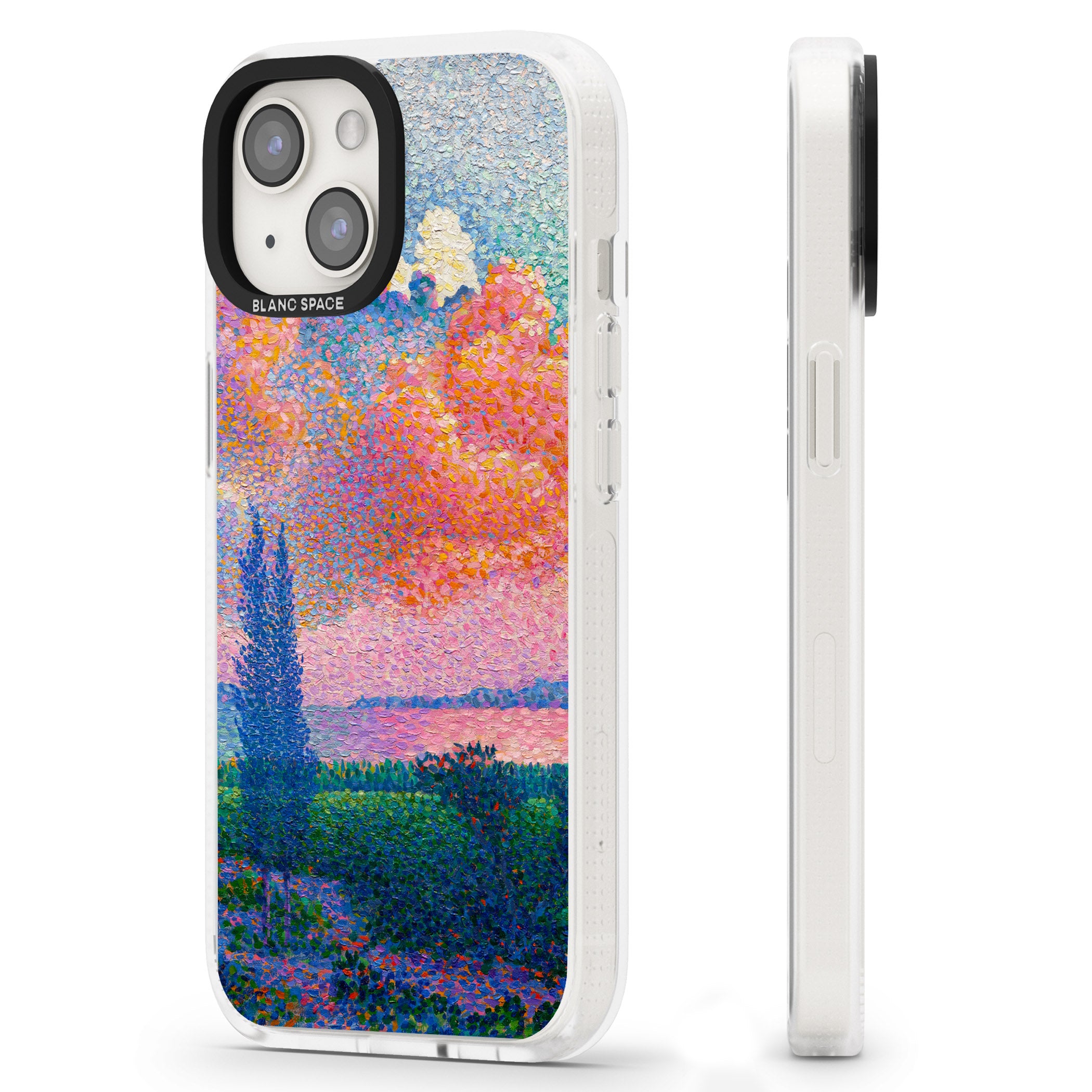 Spring's Garden iPhone 15 / 14 / 13 Clear Case Impact Air - Blanc Space