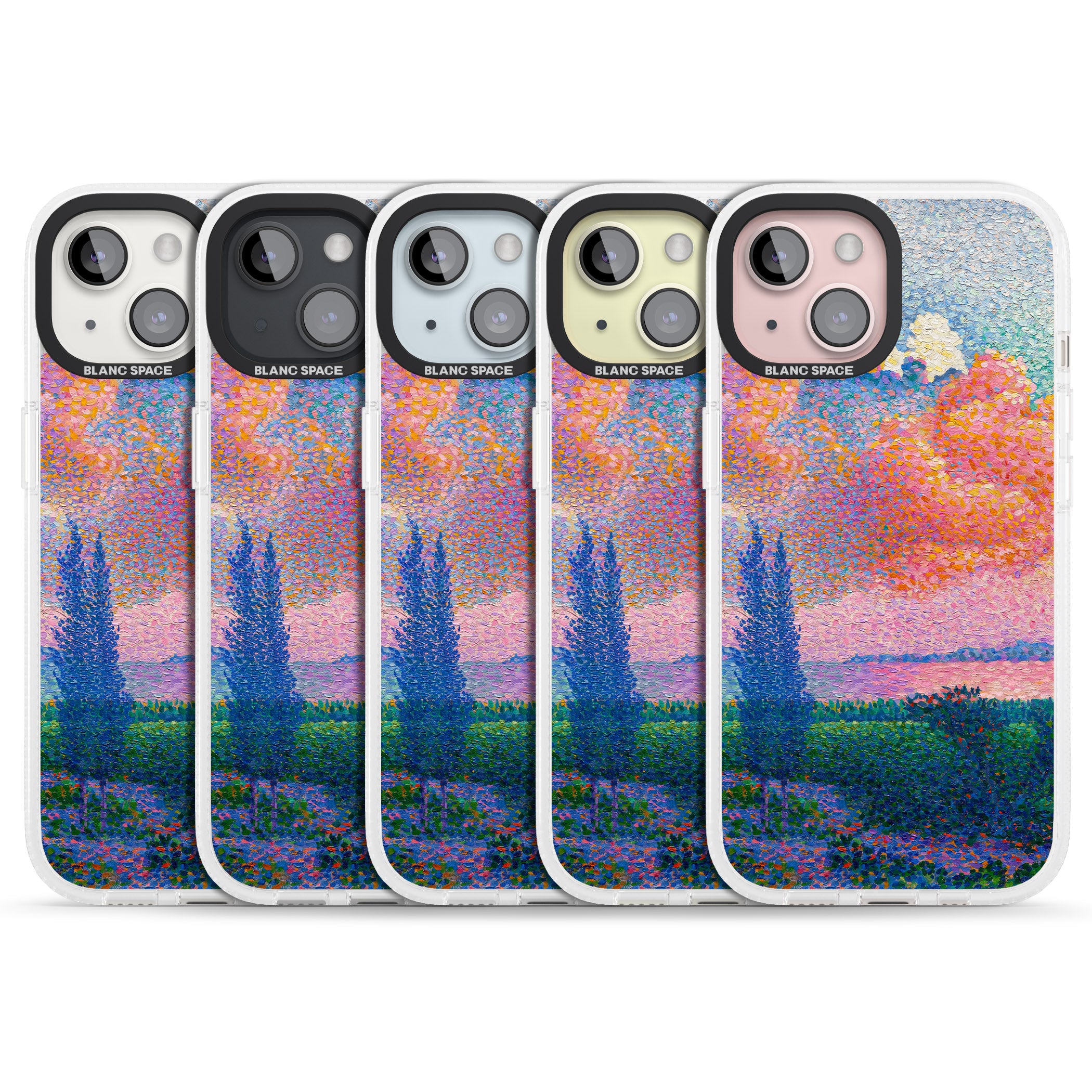 Spring's Garden iPhone 15 / 14 / 13 Clear Case Impact Air - Blanc Space