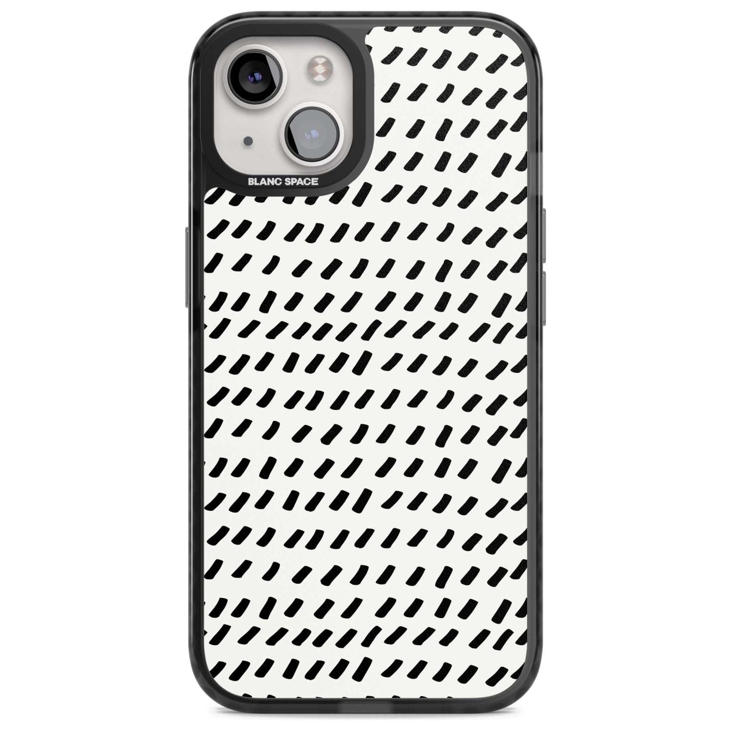 Hand Drawn Lines Pattern Phone Case iPhone 15 Plus / Magsafe Black Impact Case,iPhone 15 / Magsafe Black Impact Case,iPhone 14 Plus / Magsafe Black Impact Case,iPhone 14 / Magsafe Black Impact Case,iPhone 13 / Magsafe Black Impact Case Blanc Space