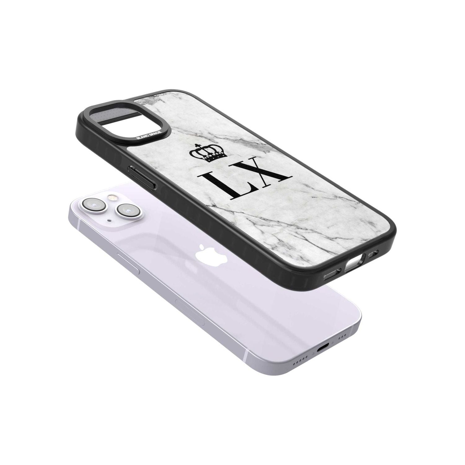 Personalised Initials with Crown on White Marble Custom Phone Case iPhone 15 Pro Max / Black Impact Case,iPhone 15 Plus / Black Impact Case,iPhone 15 Pro / Black Impact Case,iPhone 15 / Black Impact Case,iPhone 15 Pro Max / Impact Case,iPhone 15 Plus / Impact Case,iPhone 15 Pro / Impact Case,iPhone 15 / Impact Case,iPhone 15 Pro Max / Magsafe Black Impact Case,iPhone 15 Plus / Magsafe Black Impact Case,iPhone 15 Pro / Magsafe Black Impact Case,iPhone 15 / Magsafe Black Impact Case,iPhone 14 Pro Max / Black