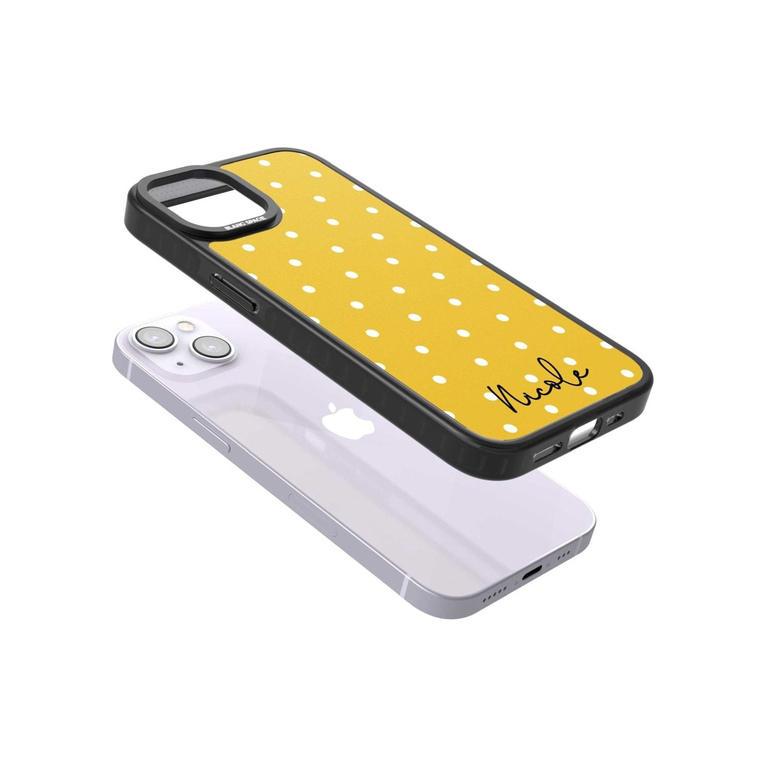 Personalised Yellow Polka Dot Custom Phone Case iPhone 15 Pro Max / Black Impact Case,iPhone 15 Plus / Black Impact Case,iPhone 15 Pro / Black Impact Case,iPhone 15 / Black Impact Case,iPhone 15 Pro Max / Impact Case,iPhone 15 Plus / Impact Case,iPhone 15 Pro / Impact Case,iPhone 15 / Impact Case,iPhone 15 Pro Max / Magsafe Black Impact Case,iPhone 15 Plus / Magsafe Black Impact Case,iPhone 15 Pro / Magsafe Black Impact Case,iPhone 15 / Magsafe Black Impact Case,iPhone 14 Pro Max / Black Impact Case,iPhone
