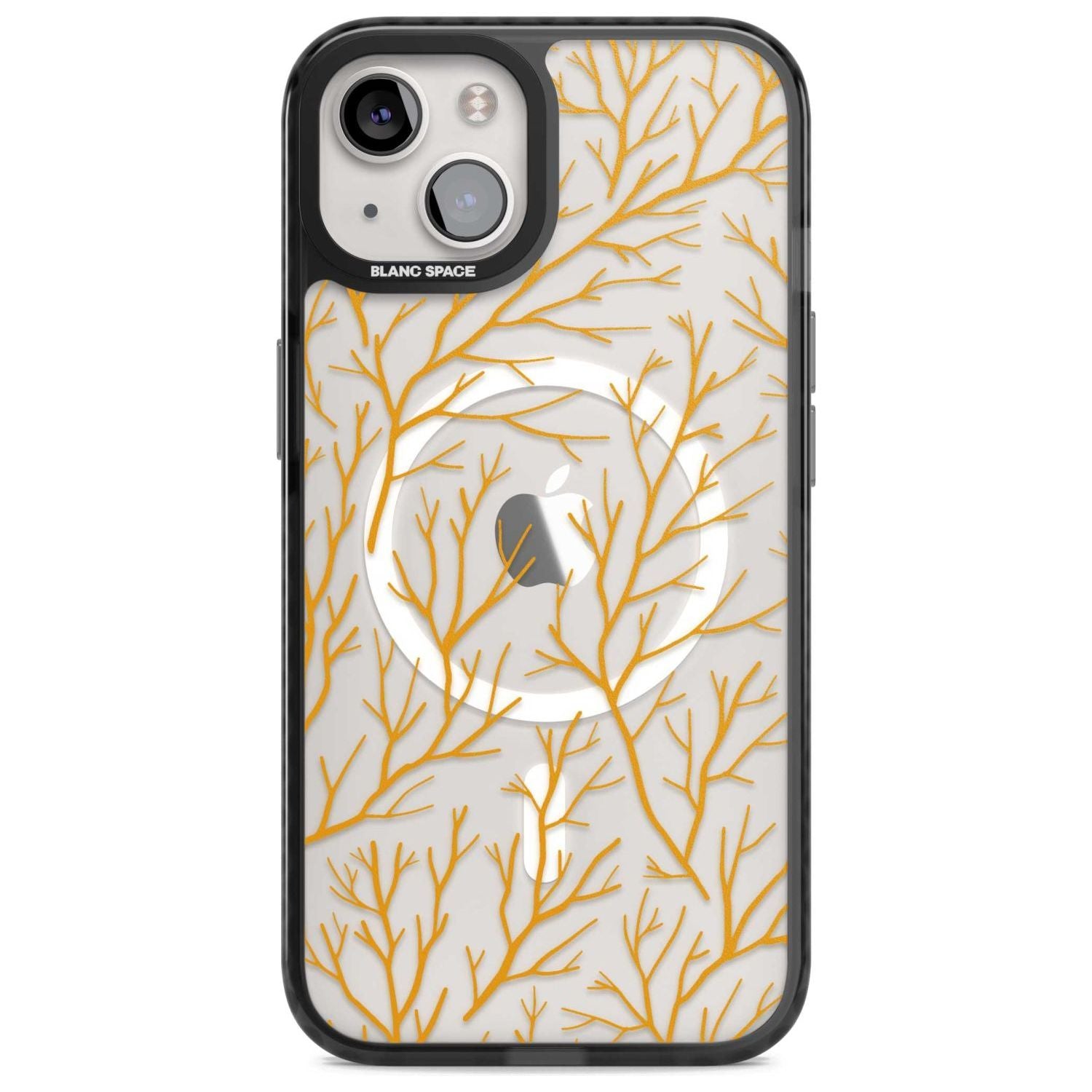 Personalised Bramble Branches Pattern Custom Phone Case iPhone 15 Plus / Magsafe Black Impact Case,iPhone 15 / Magsafe Black Impact Case,iPhone 14 Plus / Magsafe Black Impact Case,iPhone 14 / Magsafe Black Impact Case,iPhone 13 / Magsafe Black Impact Case Blanc Space