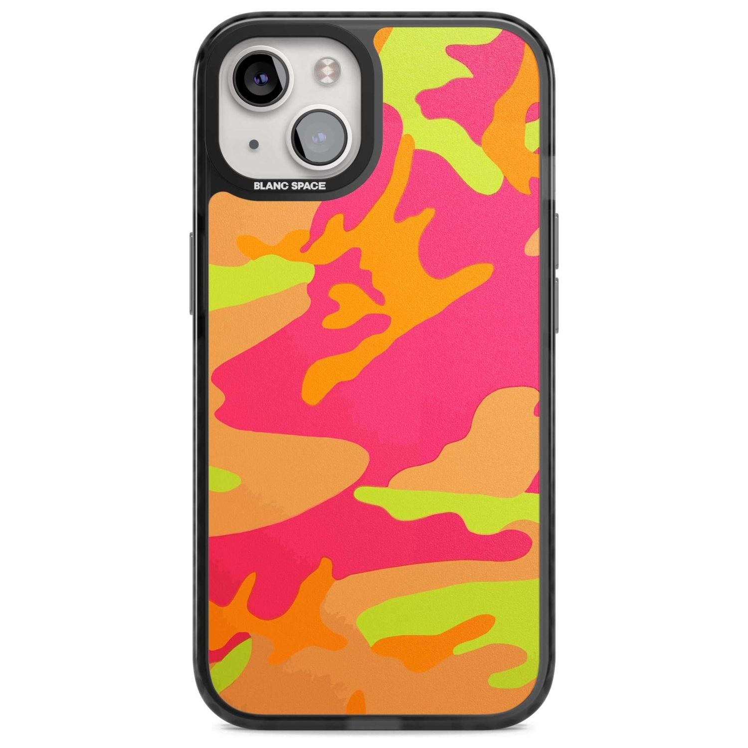Neon Camo Phone Case iPhone 15 Plus / Magsafe Black Impact Case,iPhone 15 / Magsafe Black Impact Case,iPhone 14 Plus / Magsafe Black Impact Case,iPhone 14 / Magsafe Black Impact Case,iPhone 13 / Magsafe Black Impact Case Blanc Space
