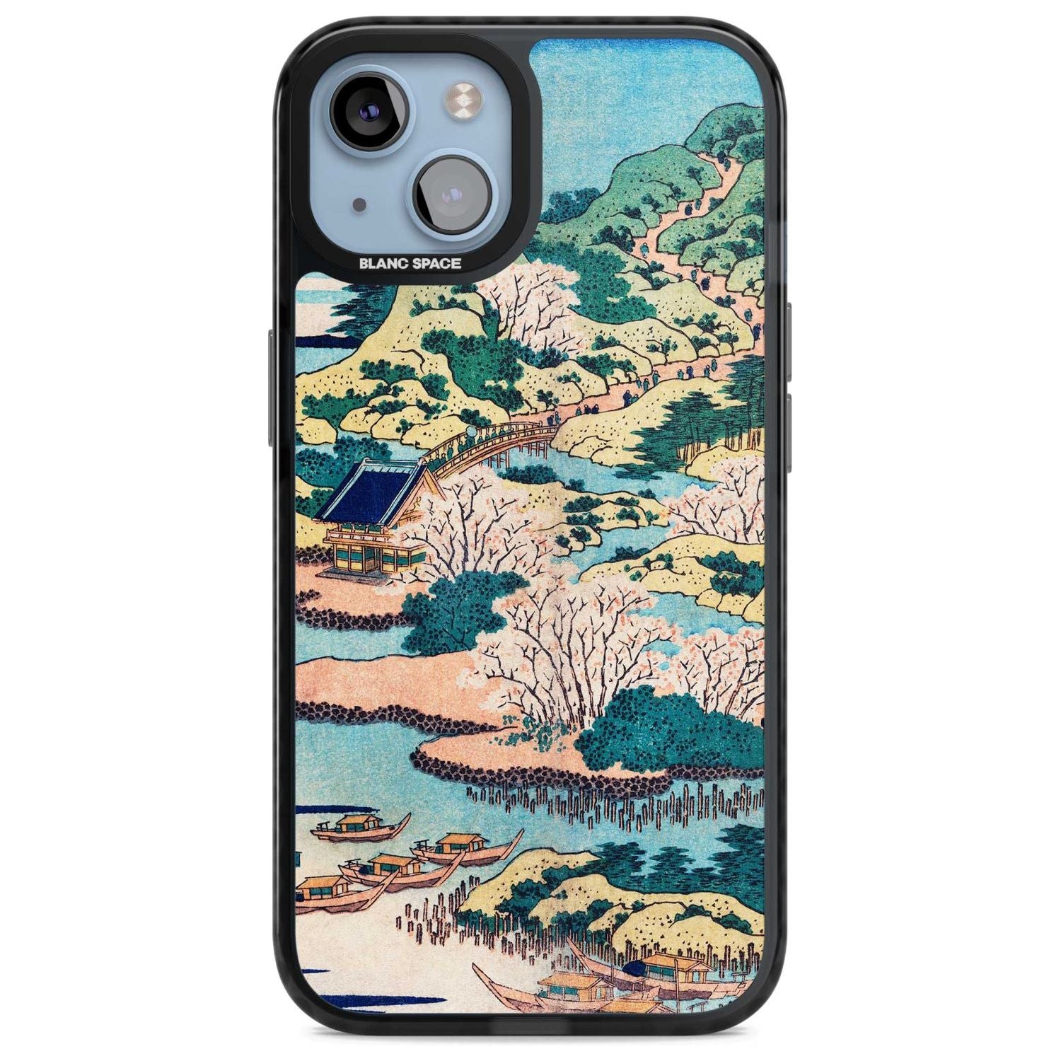 Coastal Community by Katsushika Hokusai Phone Case iPhone 15 Plus / Magsafe Black Impact Case,iPhone 15 / Magsafe Black Impact Case,iPhone 14 Plus / Magsafe Black Impact Case,iPhone 14 / Magsafe Black Impact Case,iPhone 13 / Magsafe Black Impact Case Blanc Space