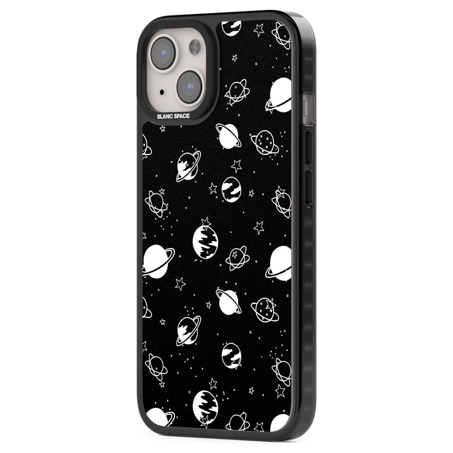 White Planets On Black