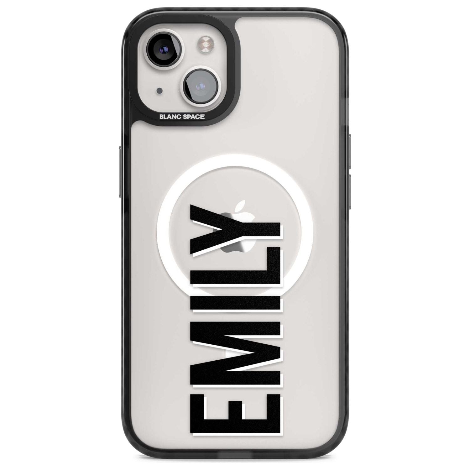 Personalised Clear Text 3A Custom Phone Case iPhone 15 Plus / Magsafe Black Impact Case,iPhone 15 / Magsafe Black Impact Case,iPhone 14 Plus / Magsafe Black Impact Case,iPhone 14 / Magsafe Black Impact Case,iPhone 13 / Magsafe Black Impact Case Blanc Space
