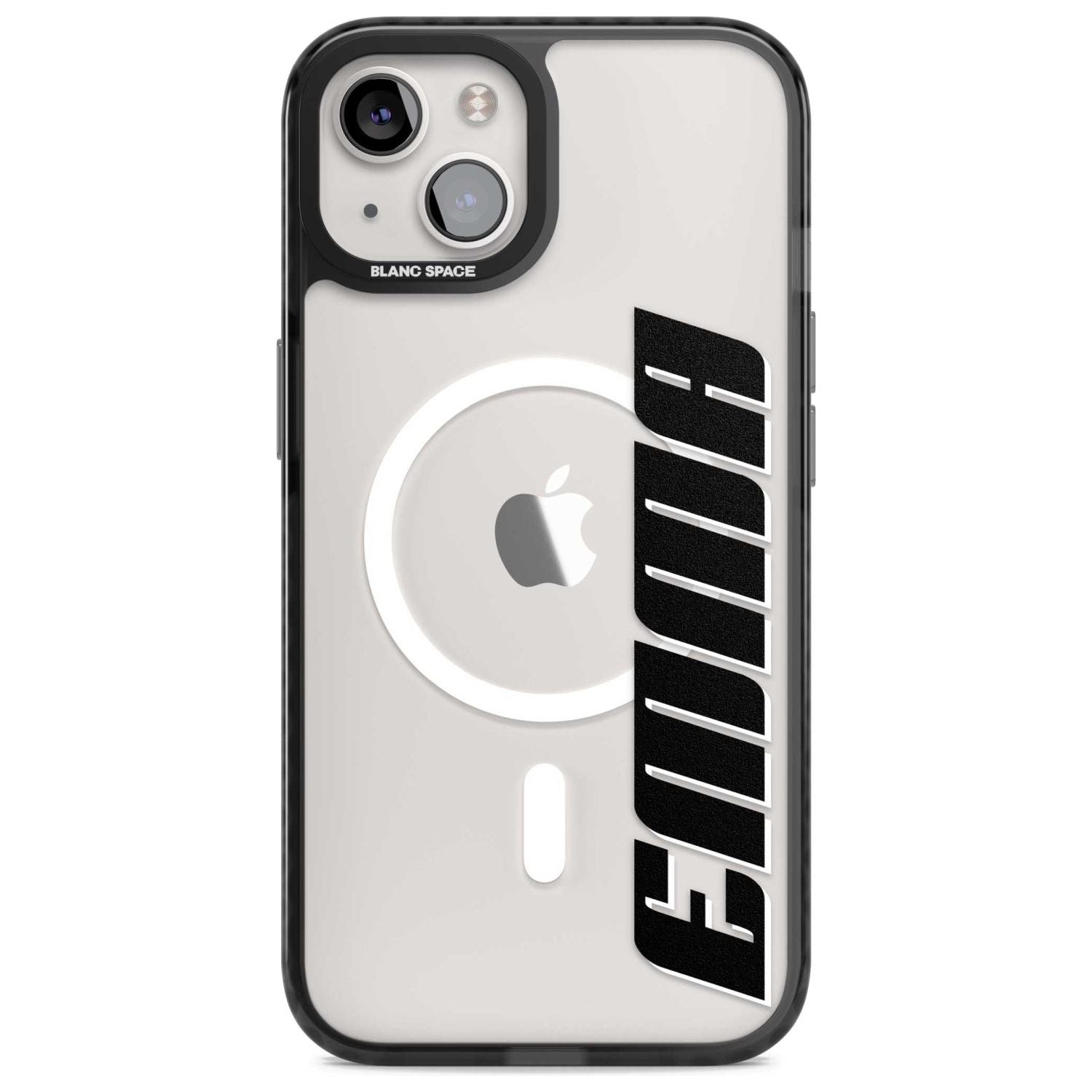 Personalised Clear Text 4A Custom Phone Case iPhone 15 Plus / Magsafe Black Impact Case,iPhone 15 / Magsafe Black Impact Case,iPhone 14 Plus / Magsafe Black Impact Case,iPhone 14 / Magsafe Black Impact Case,iPhone 13 / Magsafe Black Impact Case Blanc Space