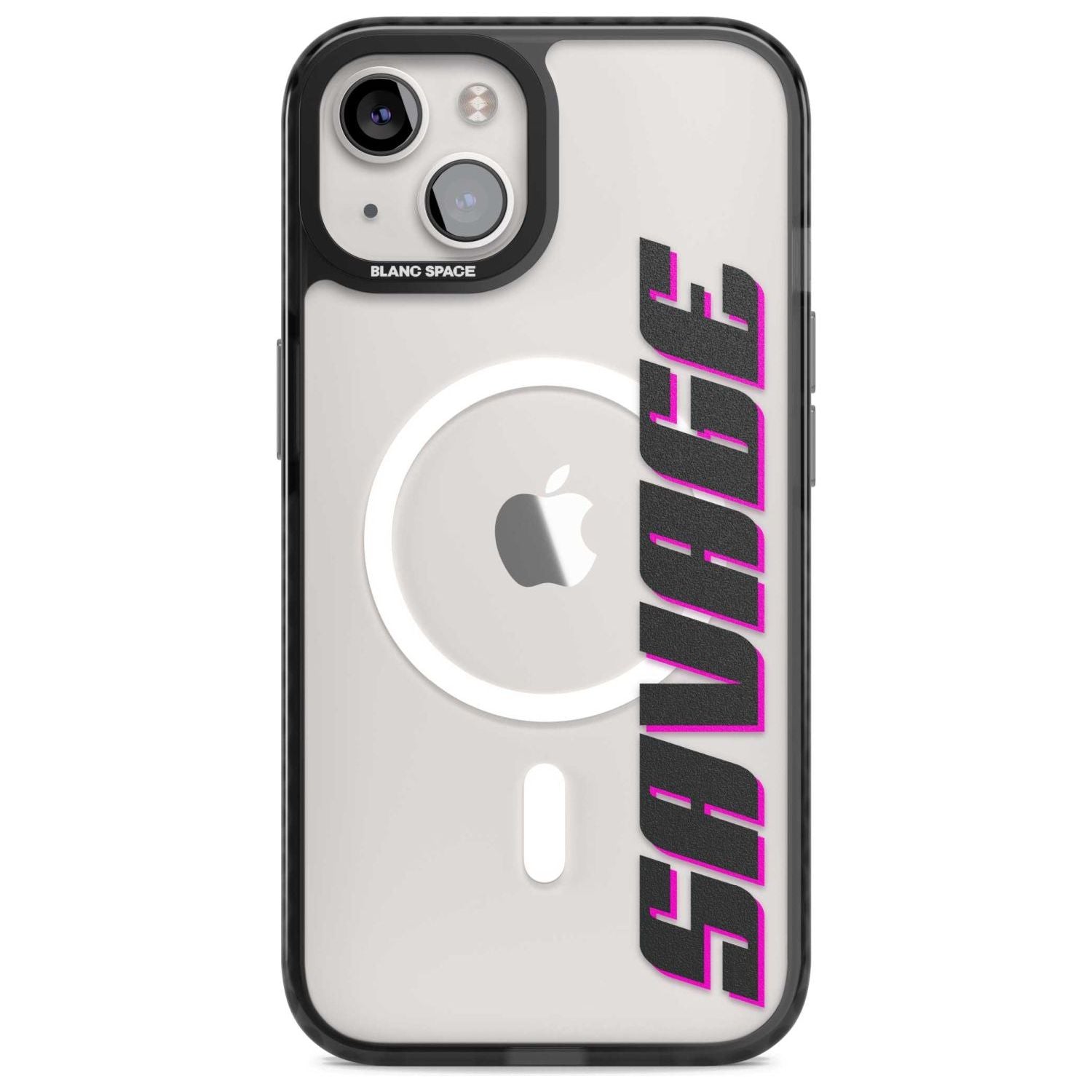 Personalised Clear Text 4C Custom Phone Case iPhone 15 Plus / Magsafe Black Impact Case,iPhone 15 / Magsafe Black Impact Case,iPhone 14 Plus / Magsafe Black Impact Case,iPhone 14 / Magsafe Black Impact Case,iPhone 13 / Magsafe Black Impact Case Blanc Space