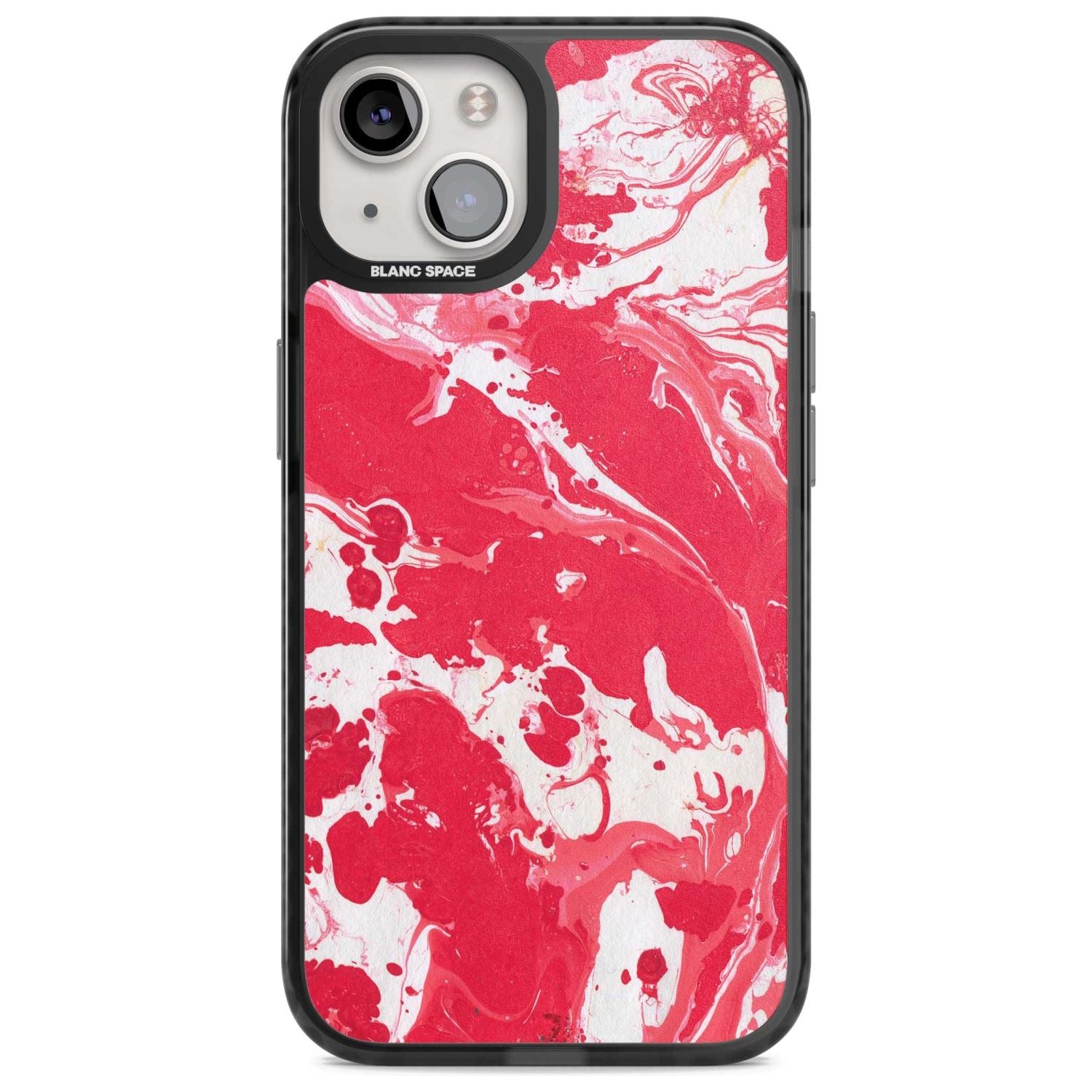 Red & White Marbled