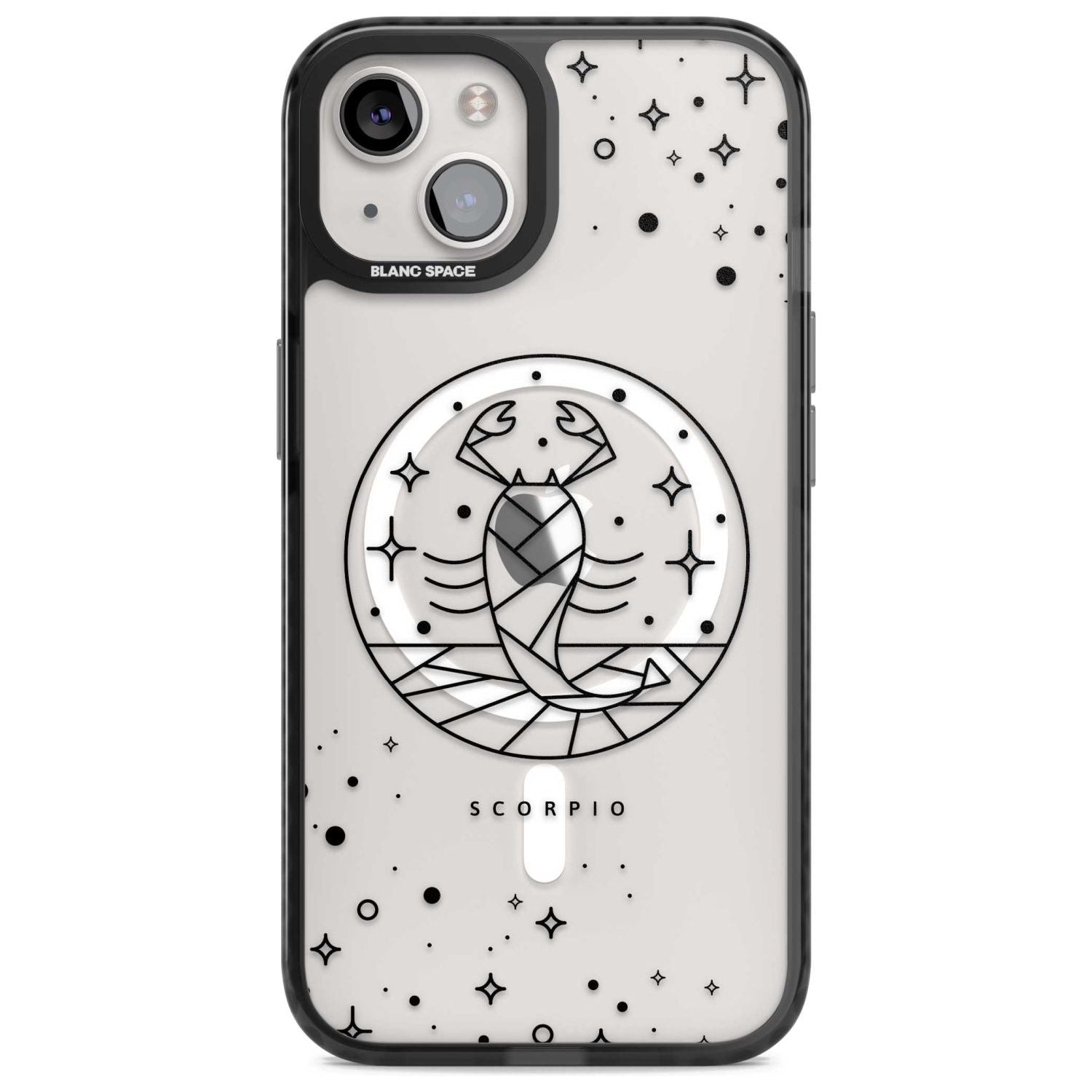 Scorpio Emblem Cosmic Design