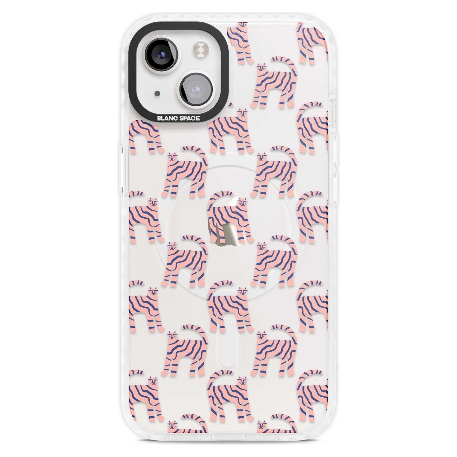 Pink And Blue Cat Pattern