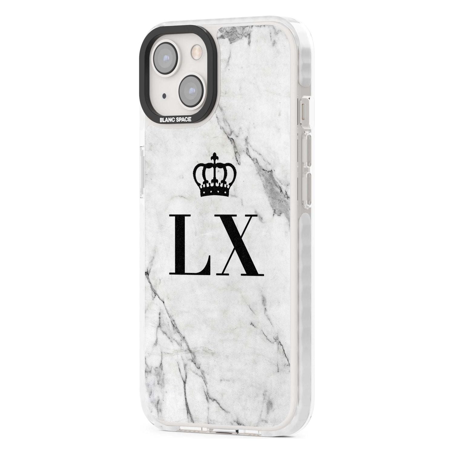 Personalised Initials with Crown on White Marble Custom Phone Case iPhone 15 Pro Max / Black Impact Case,iPhone 15 Plus / Black Impact Case,iPhone 15 Pro / Black Impact Case,iPhone 15 / Black Impact Case,iPhone 15 Pro Max / Impact Case,iPhone 15 Plus / Impact Case,iPhone 15 Pro / Impact Case,iPhone 15 / Impact Case,iPhone 15 Pro Max / Magsafe Black Impact Case,iPhone 15 Plus / Magsafe Black Impact Case,iPhone 15 Pro / Magsafe Black Impact Case,iPhone 15 / Magsafe Black Impact Case,iPhone 14 Pro Max / Black