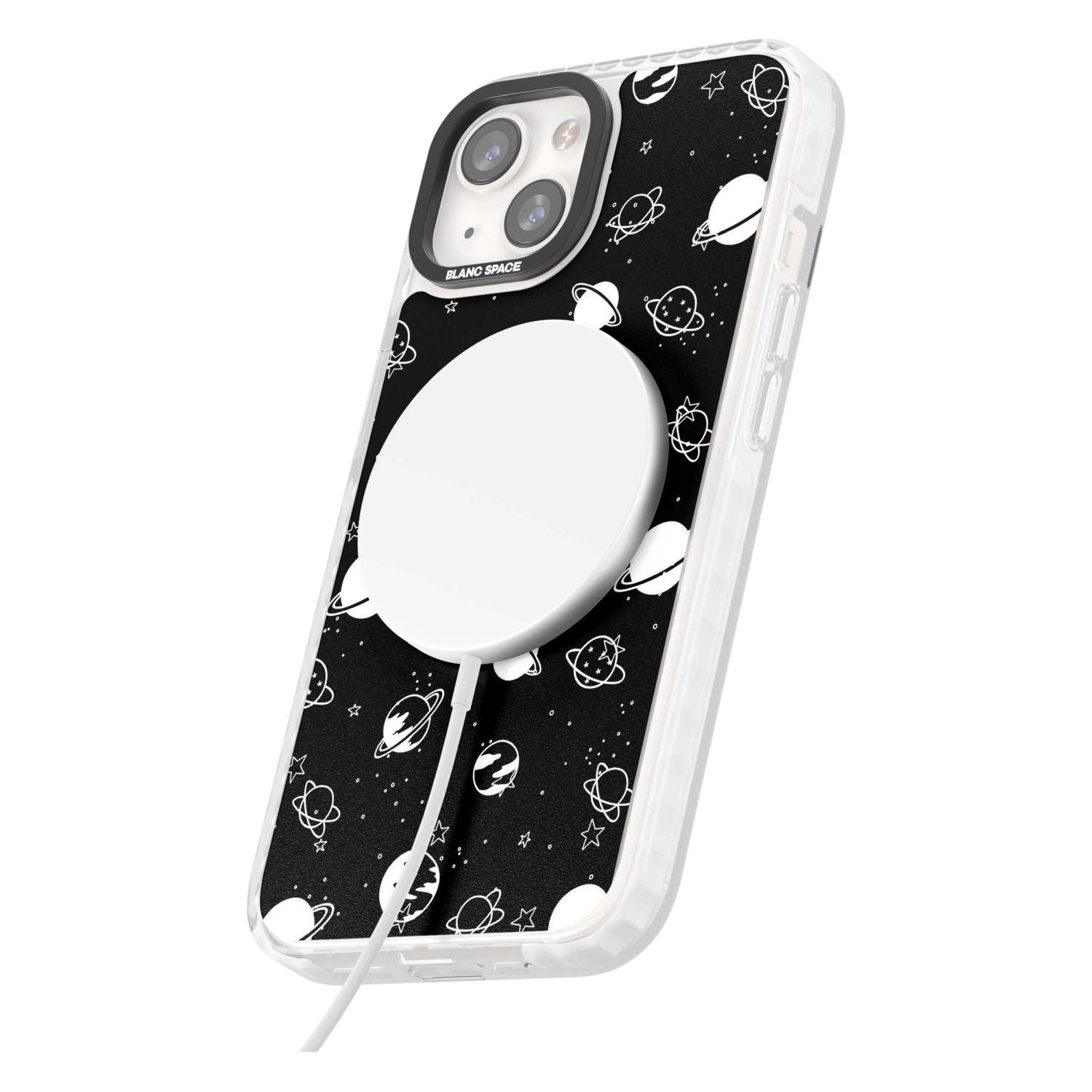 White Planets On Black