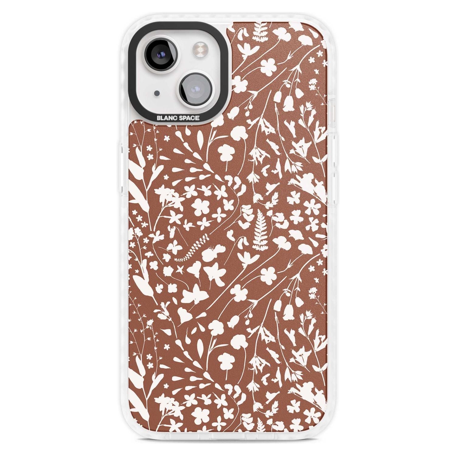 Wildflower Cluster On Terracotta