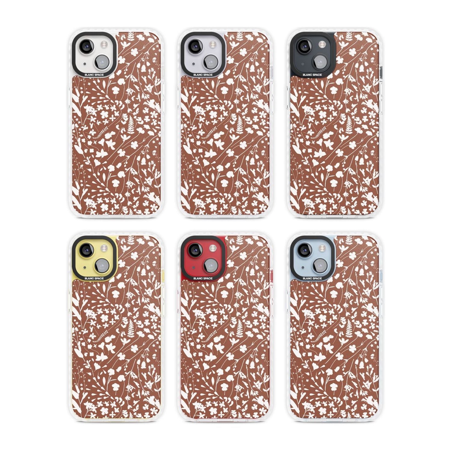 Wildflower Cluster On Terracotta