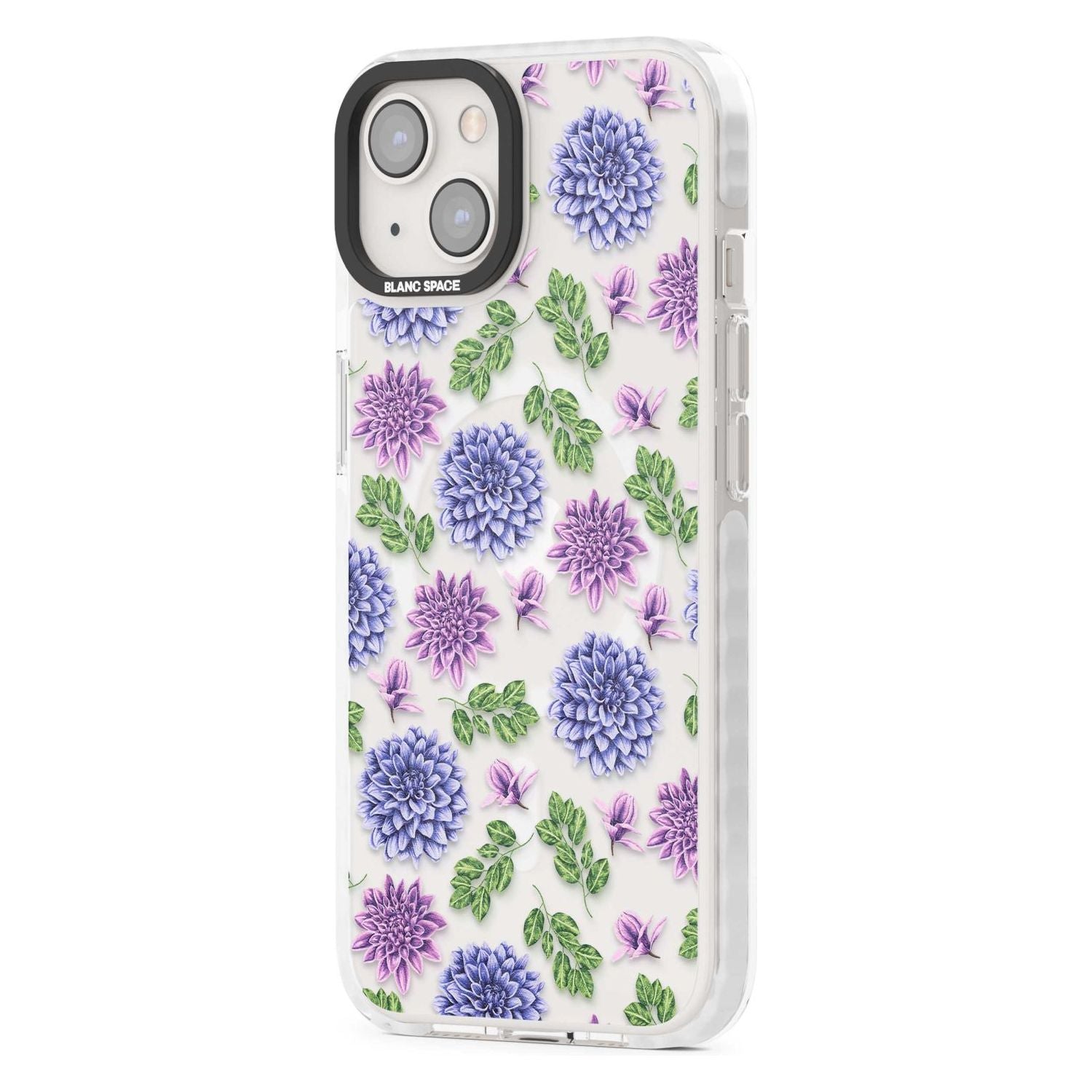 Purple Dahlias Floral