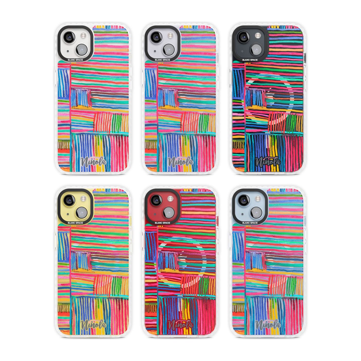 Vibrant Watercolor Lines