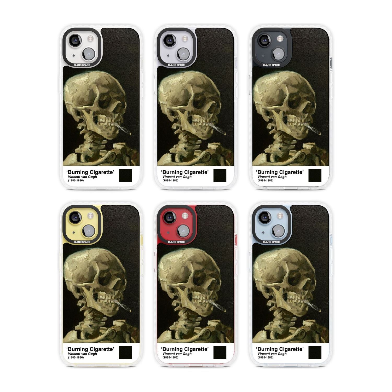 Skull Of A Skeleton With Burning Cigarette