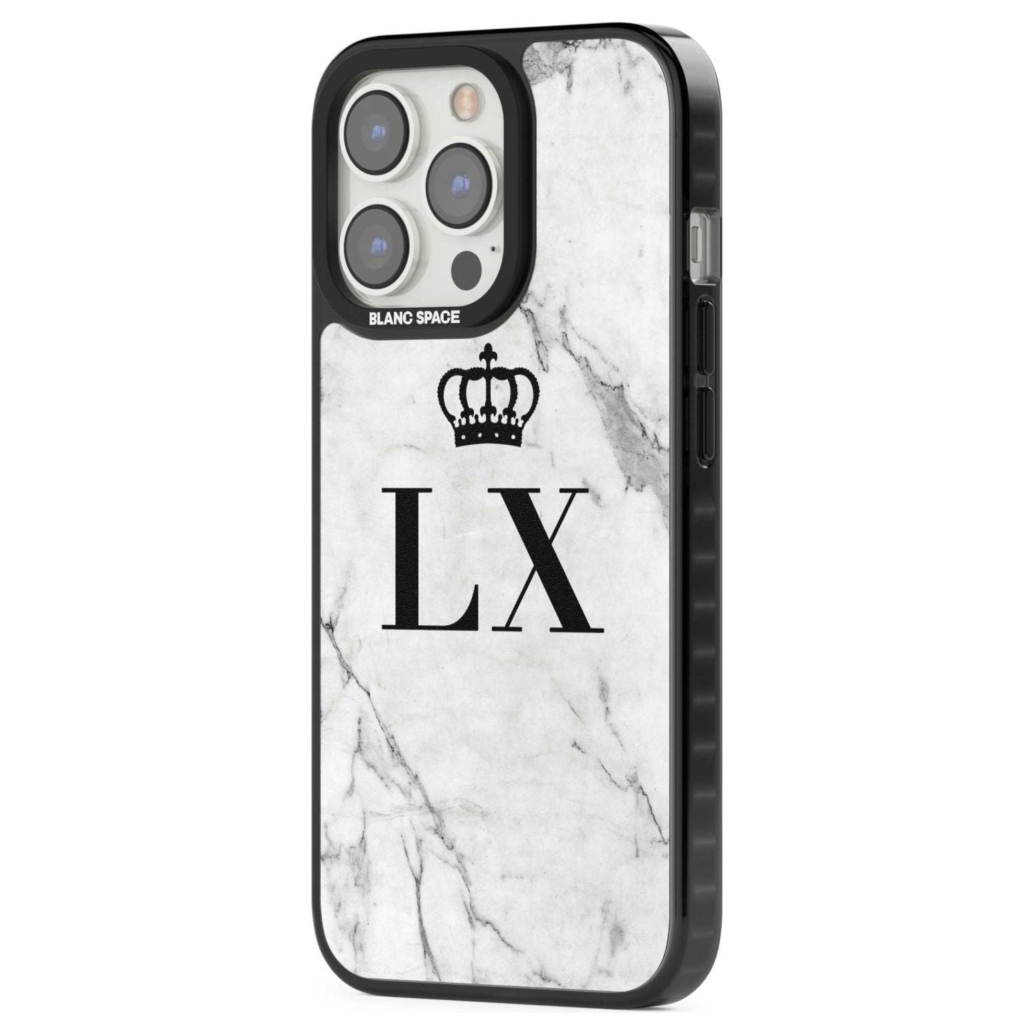 Personalised Initials with Crown on White Marble Custom Phone Case iPhone 15 Pro Max / Black Impact Case,iPhone 15 Plus / Black Impact Case,iPhone 15 Pro / Black Impact Case,iPhone 15 / Black Impact Case,iPhone 15 Pro Max / Impact Case,iPhone 15 Plus / Impact Case,iPhone 15 Pro / Impact Case,iPhone 15 / Impact Case,iPhone 15 Pro Max / Magsafe Black Impact Case,iPhone 15 Plus / Magsafe Black Impact Case,iPhone 15 Pro / Magsafe Black Impact Case,iPhone 15 / Magsafe Black Impact Case,iPhone 14 Pro Max / Black