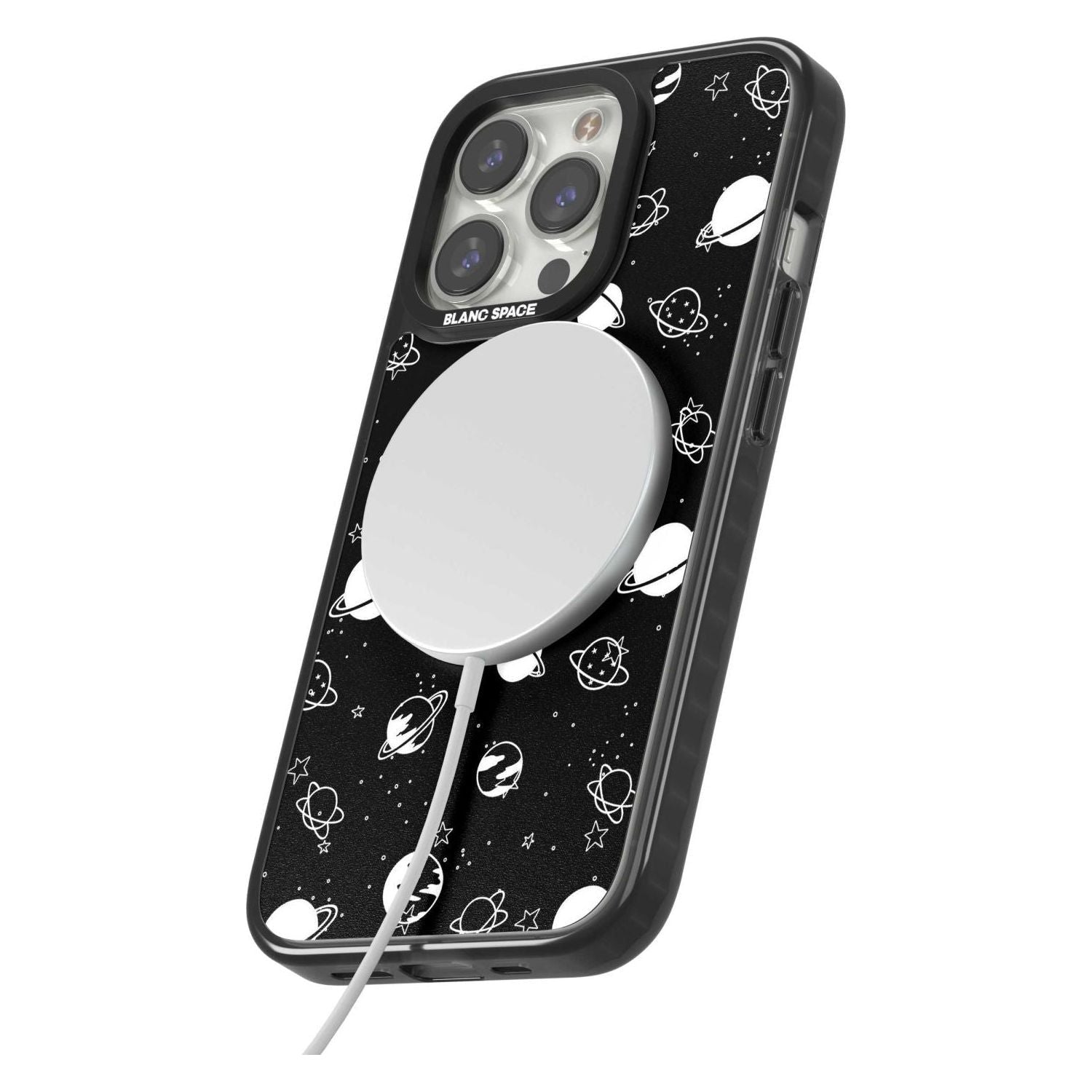 White Planets On Black