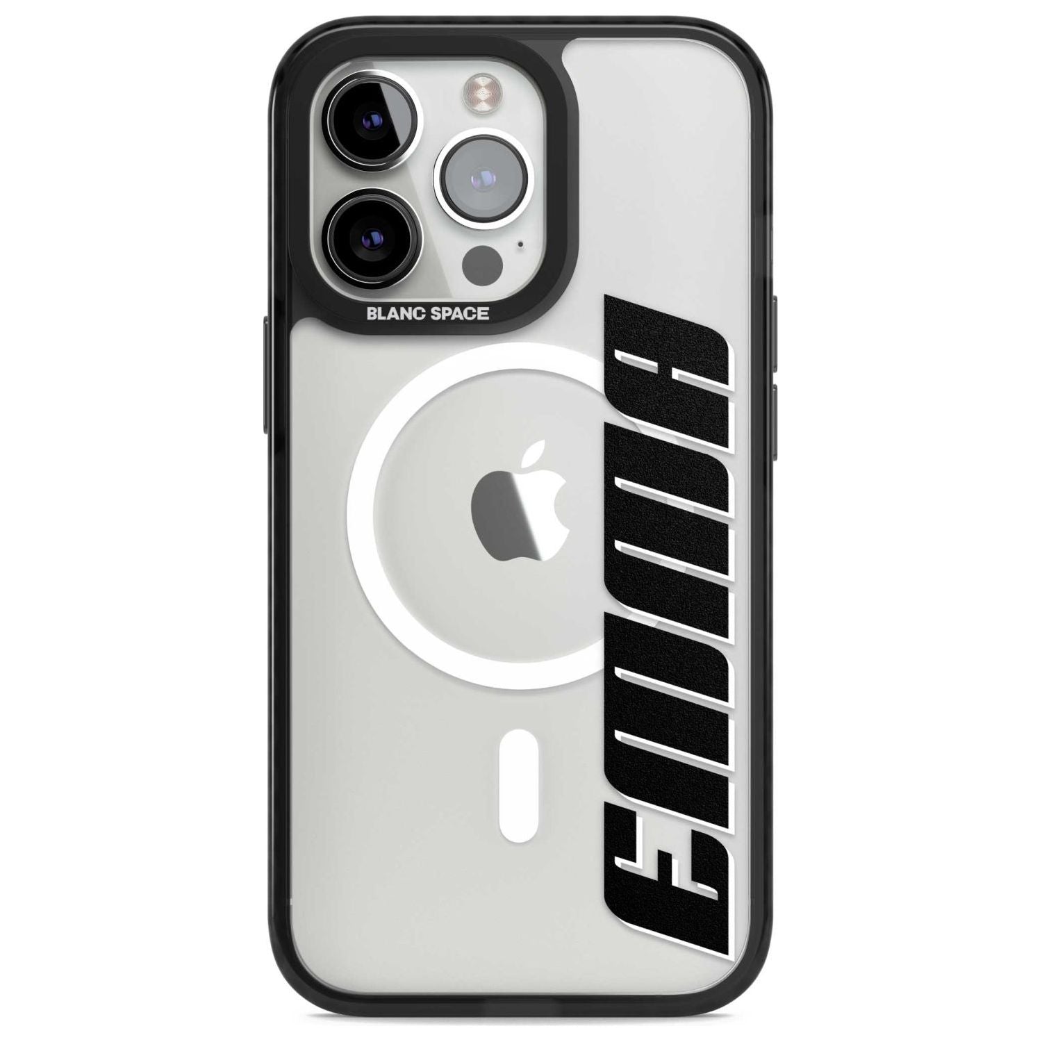 Personalised Clear Text 4A Custom Phone Case iPhone 15 Pro Max / Magsafe Black Impact Case,iPhone 15 Pro / Magsafe Black Impact Case,iPhone 14 Pro Max / Magsafe Black Impact Case,iPhone 14 Pro / Magsafe Black Impact Case,iPhone 13 Pro / Magsafe Black Impact Case Blanc Space