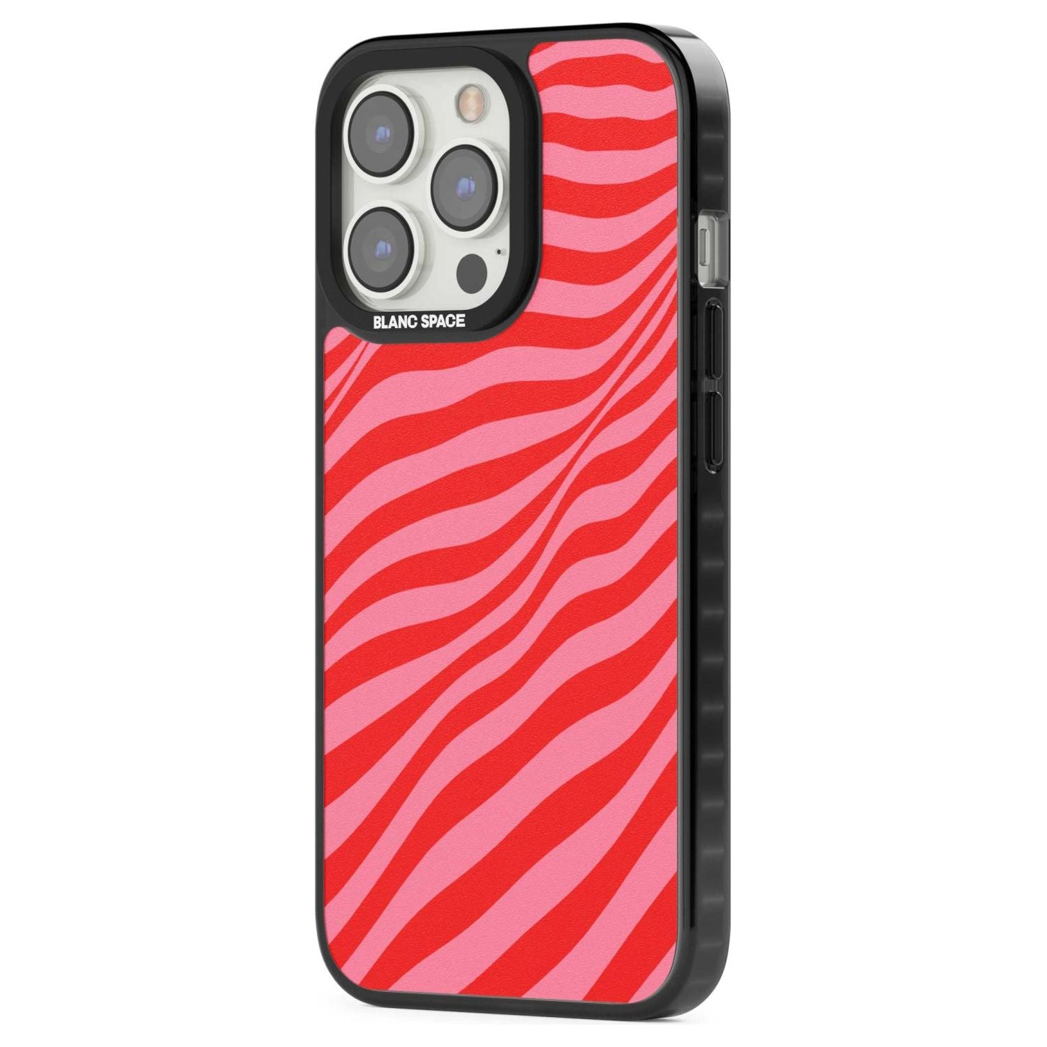 Pink & Red Distorted Line