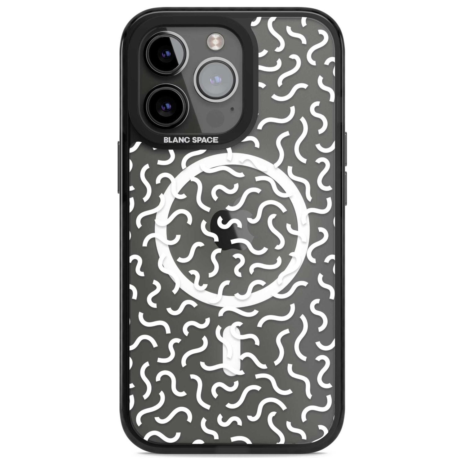 Black & White Wavy Pattern